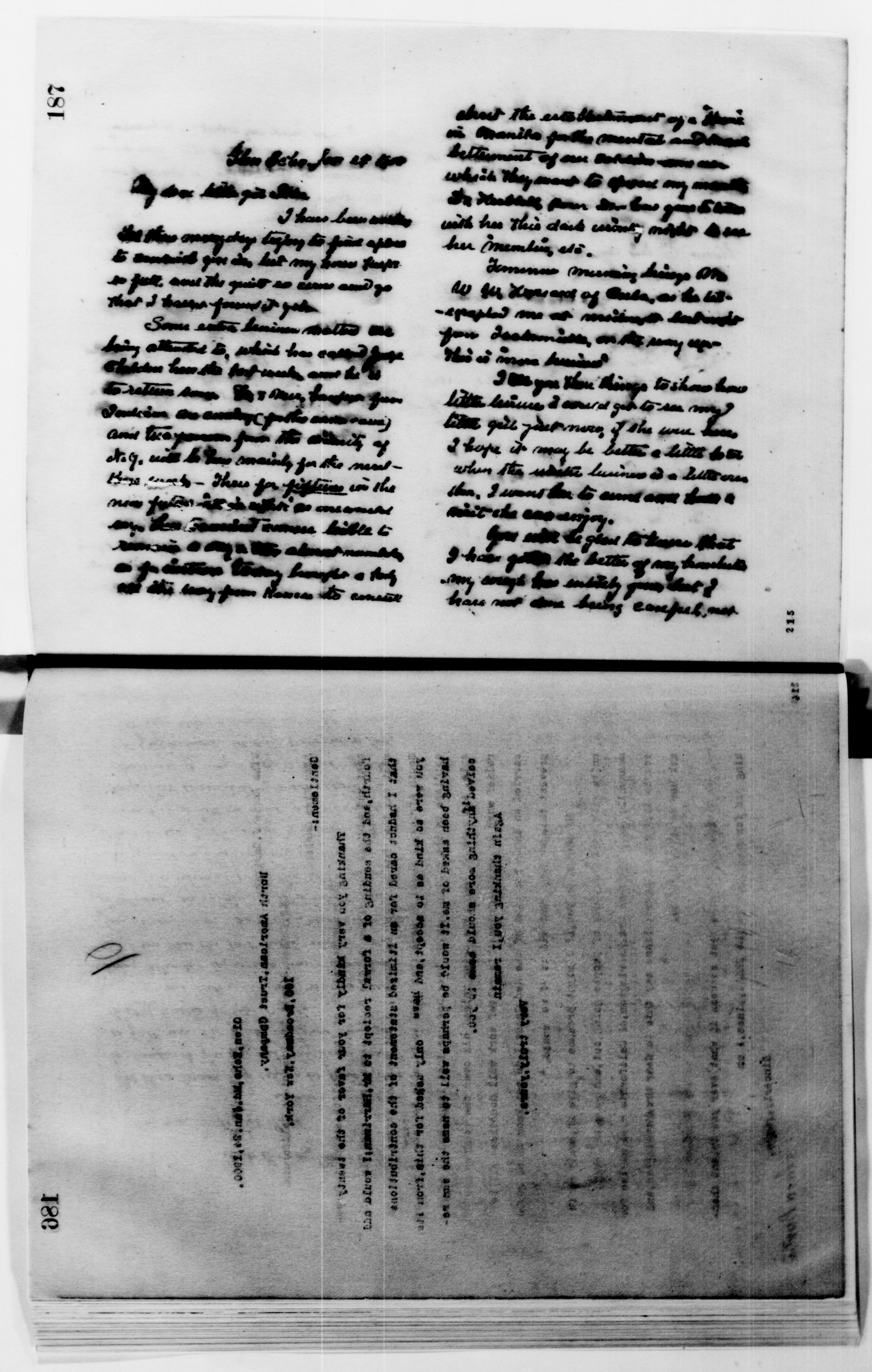 Scanned image of the current content page