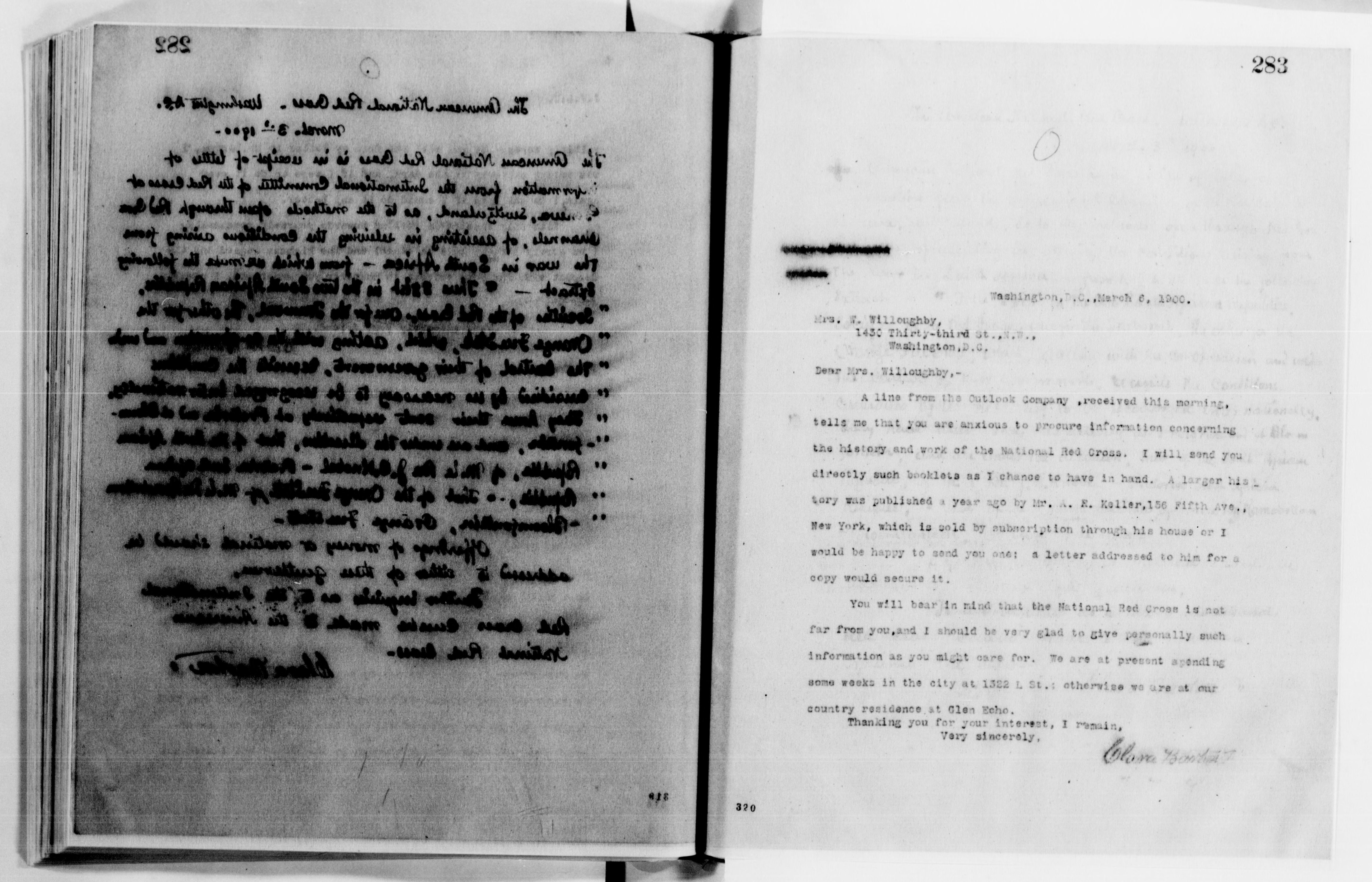 Scanned image of the current content page