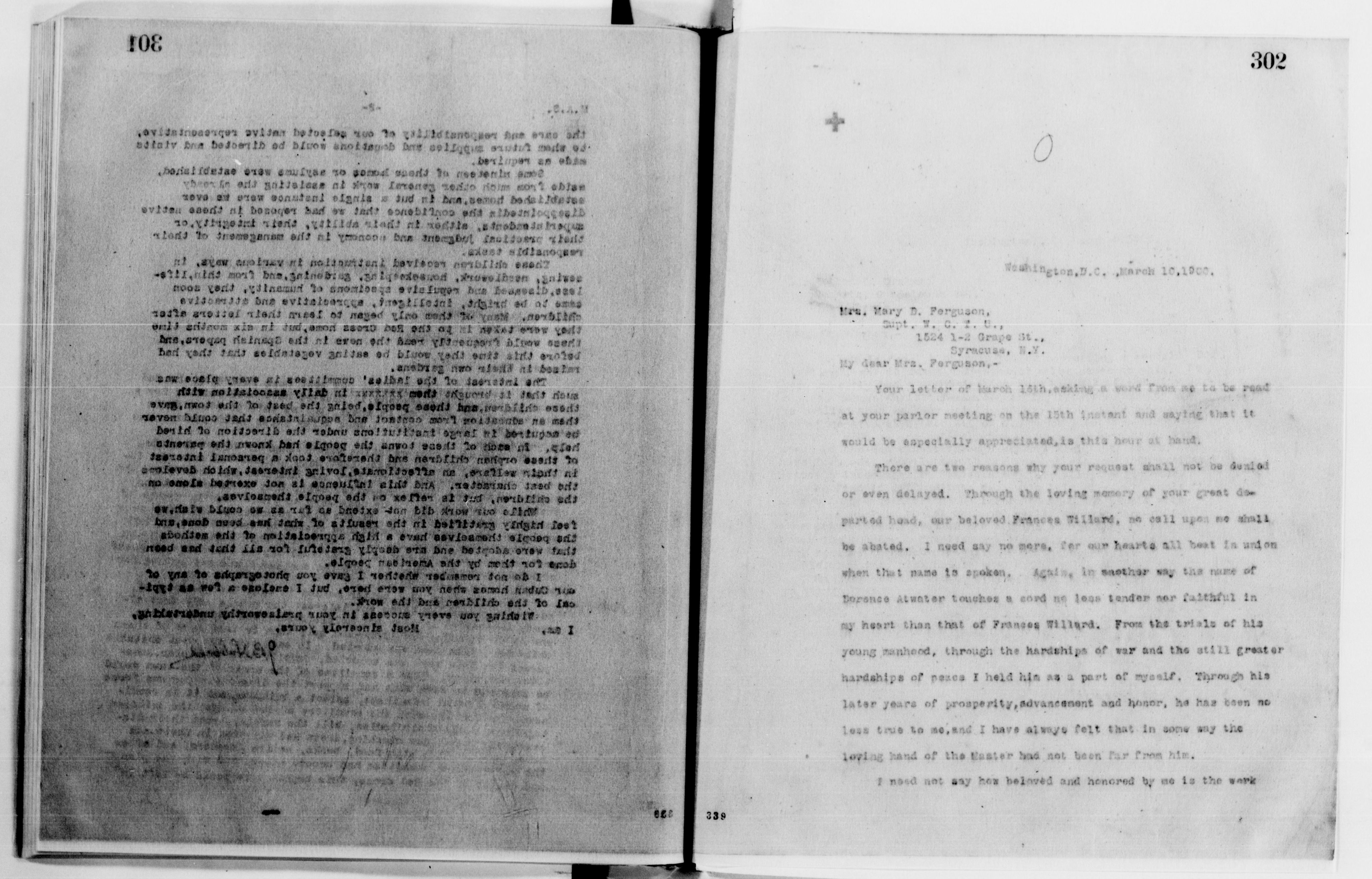 Scanned image of the current content page