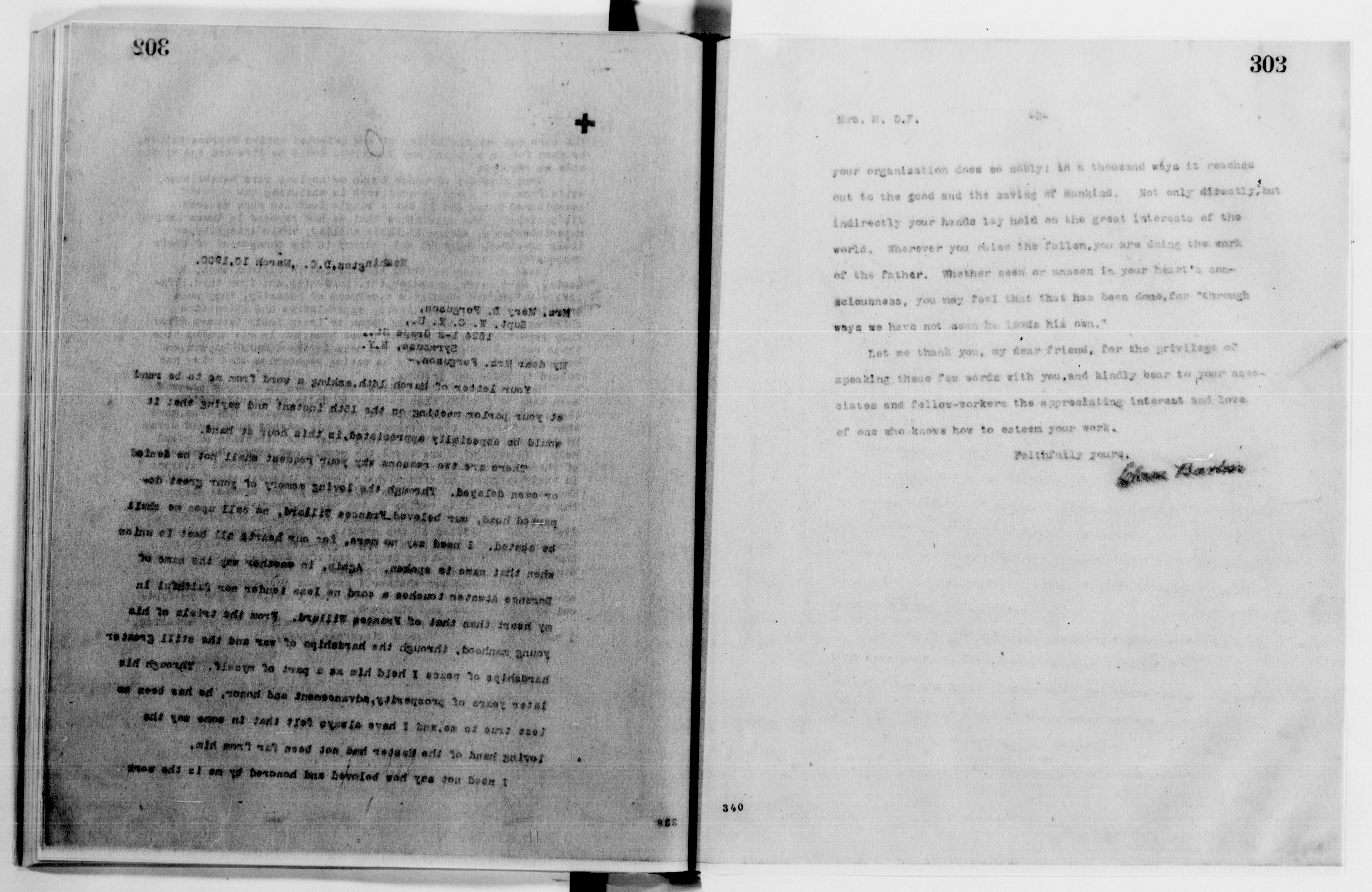 Scanned image of the current content page