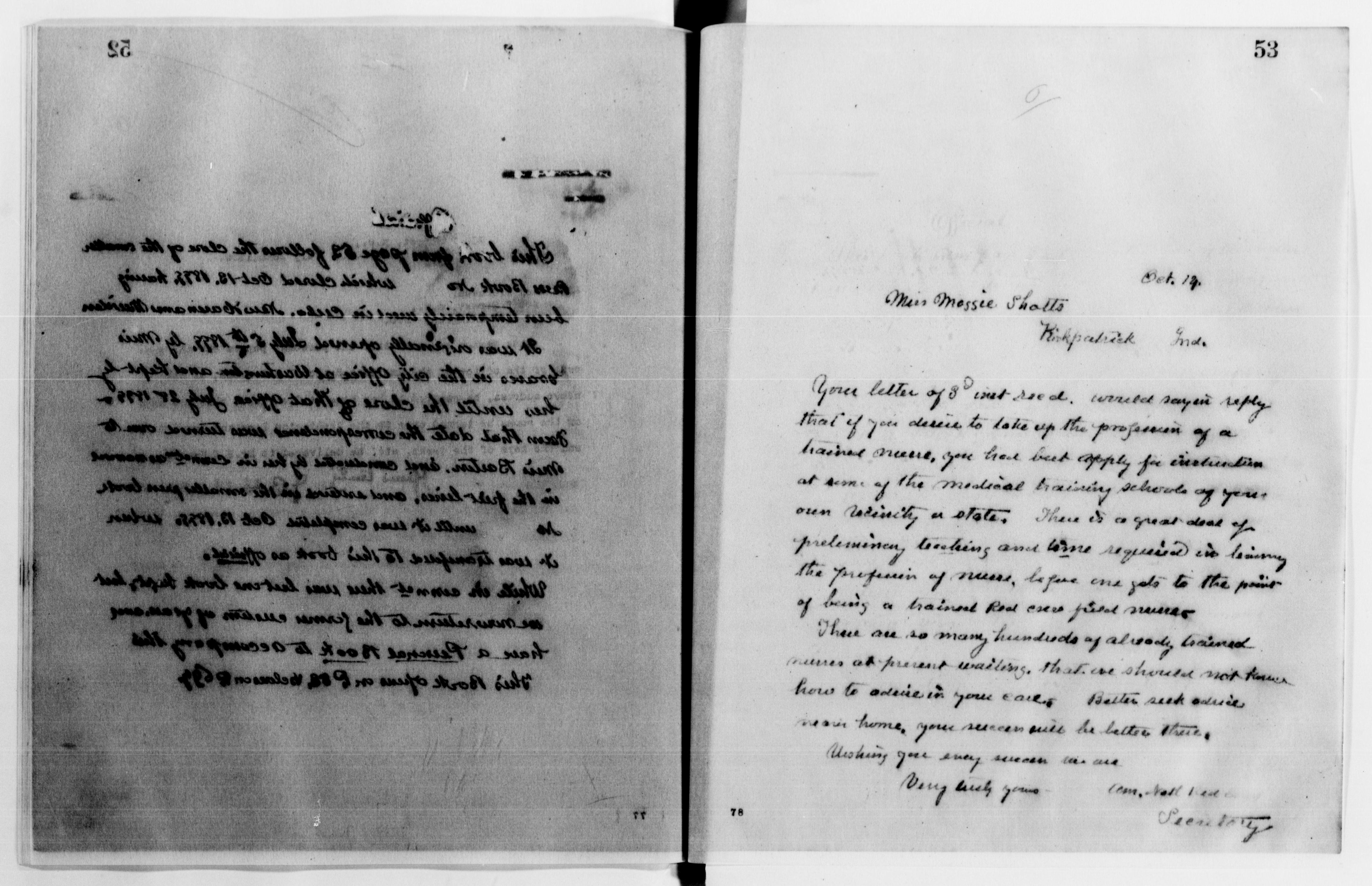 Scanned image of the current content page