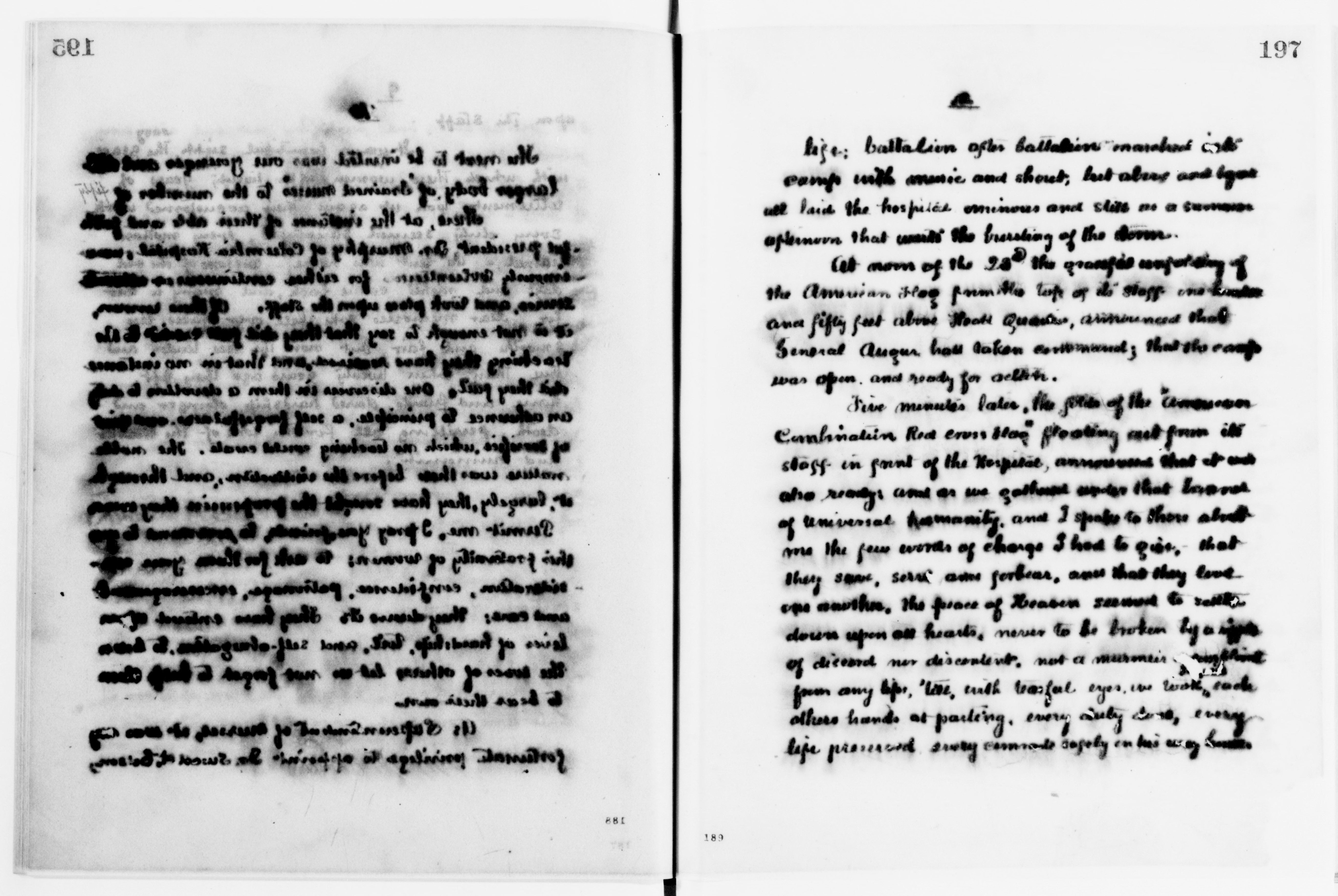 Scanned image of the current content page