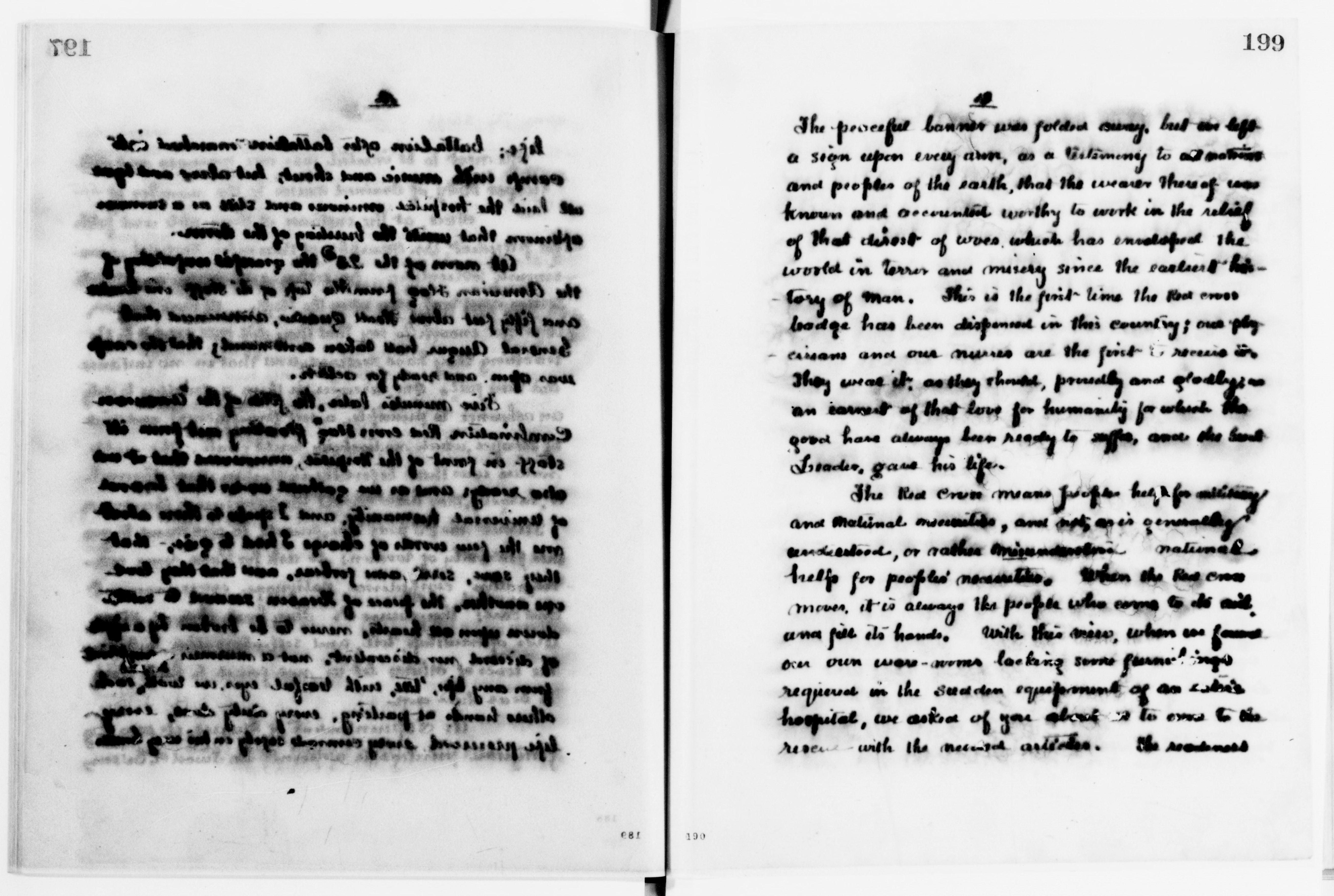 Scanned image of the current content page