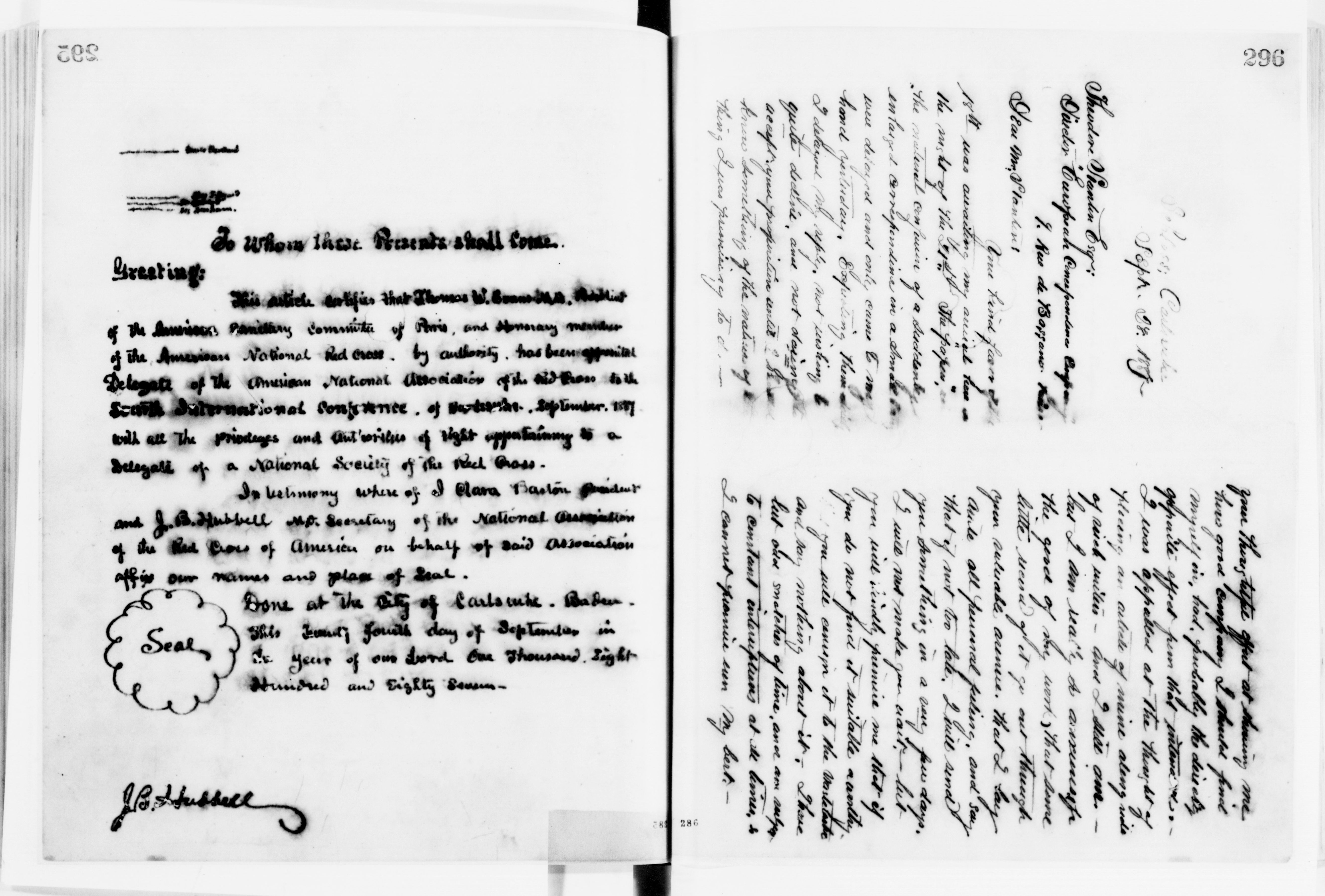 Scanned image of the current content page