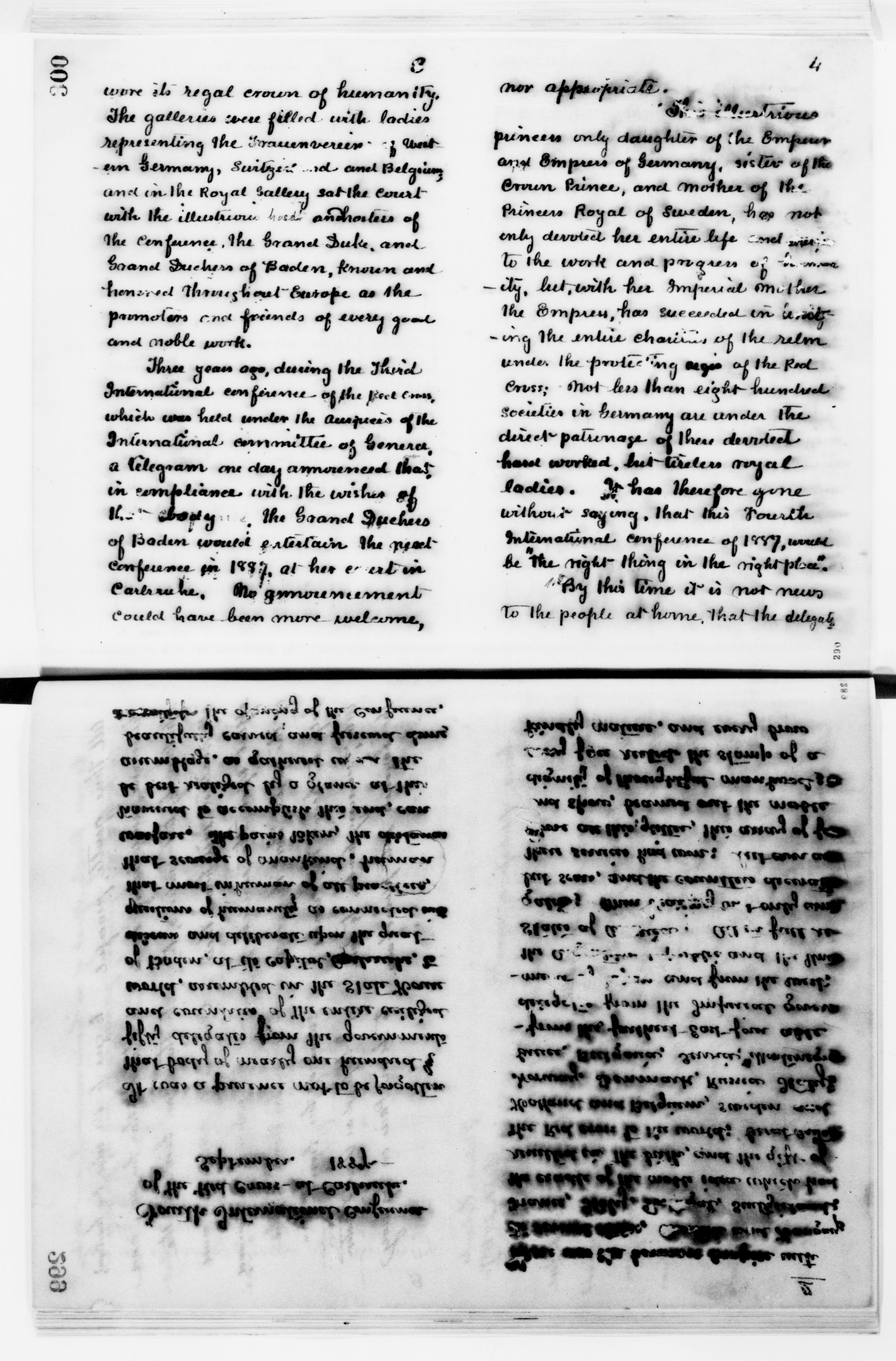 Scanned image of the current content page