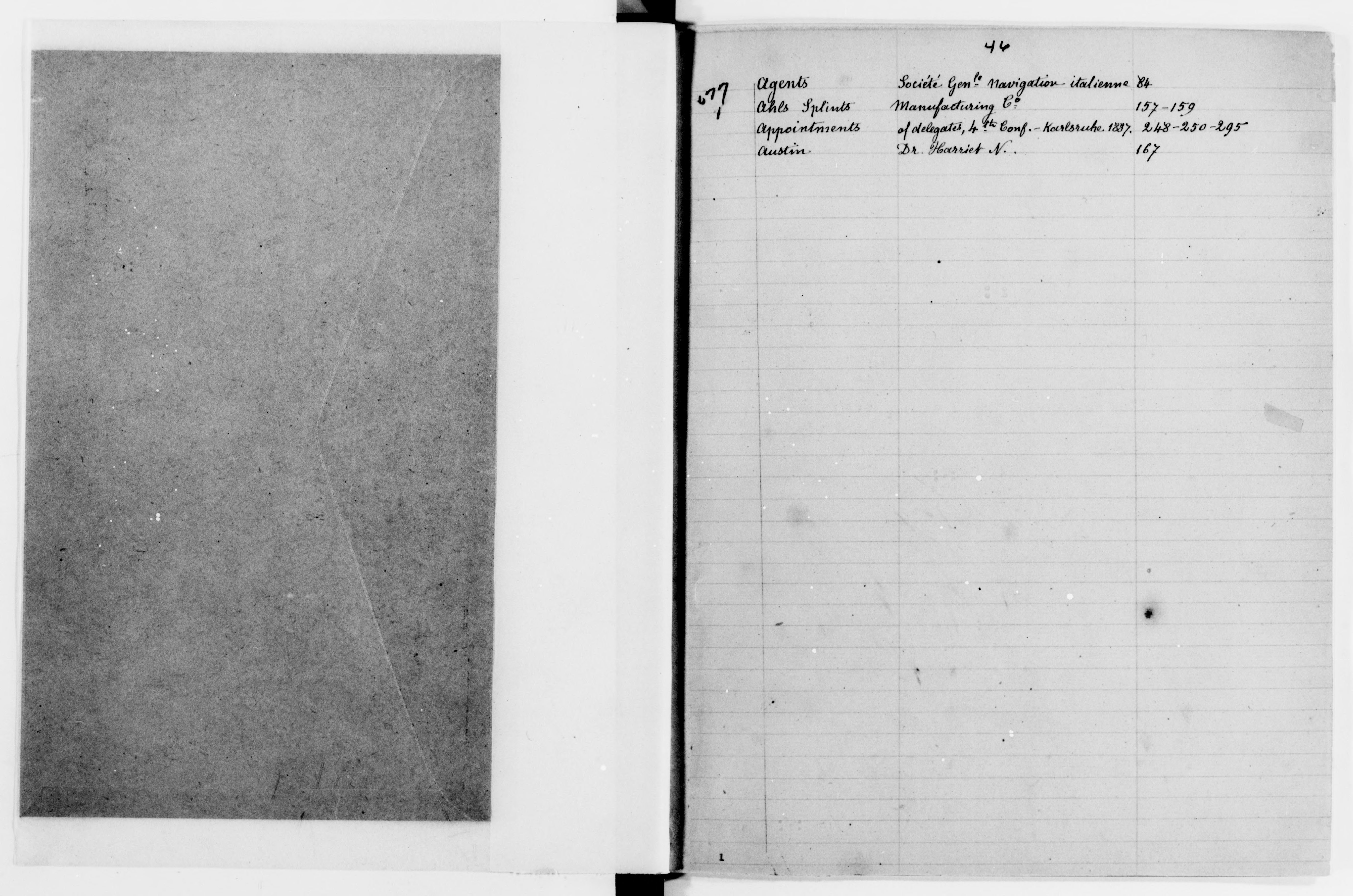 Scanned image of the current content page