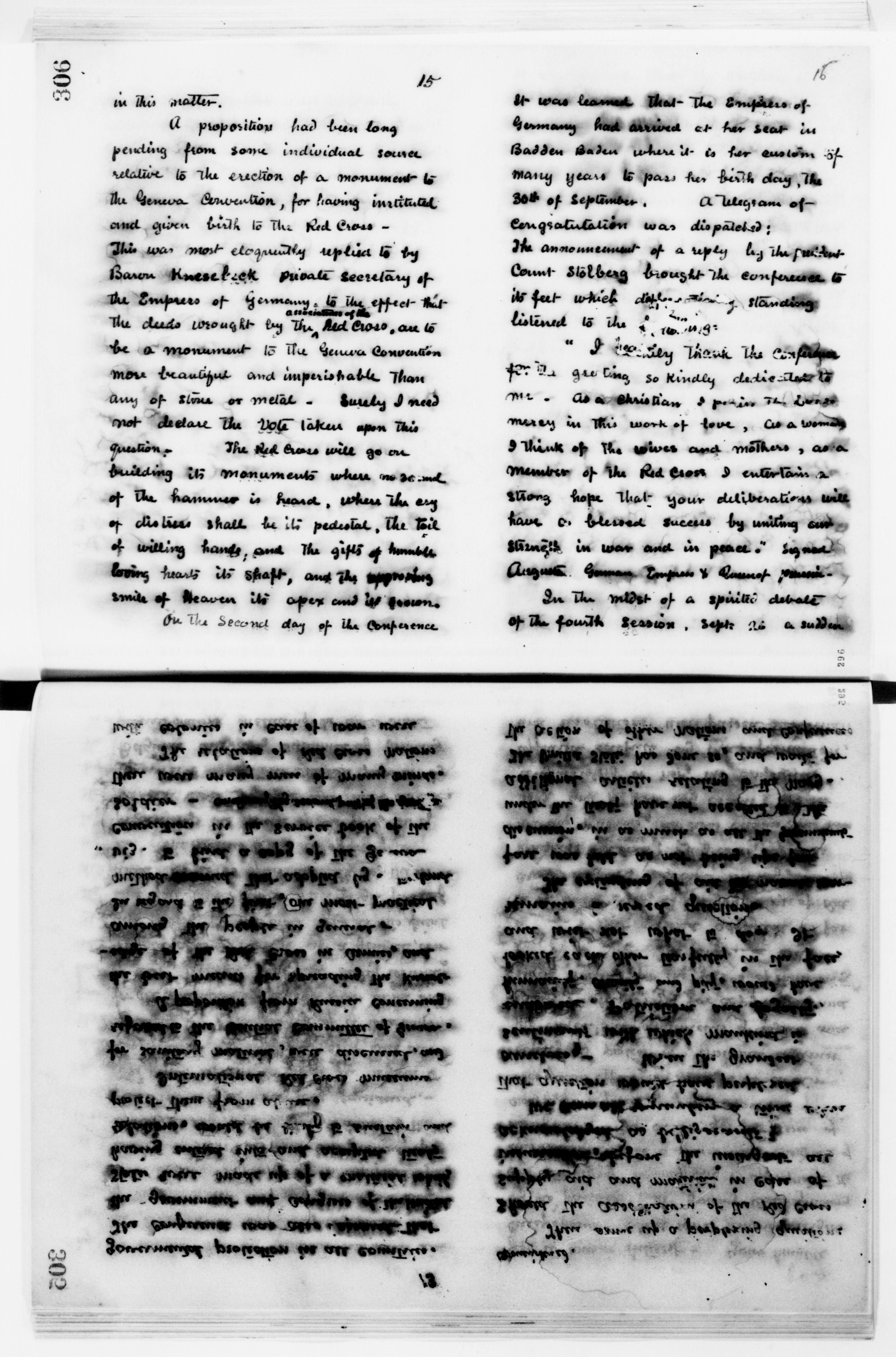 Scanned image of the current content page