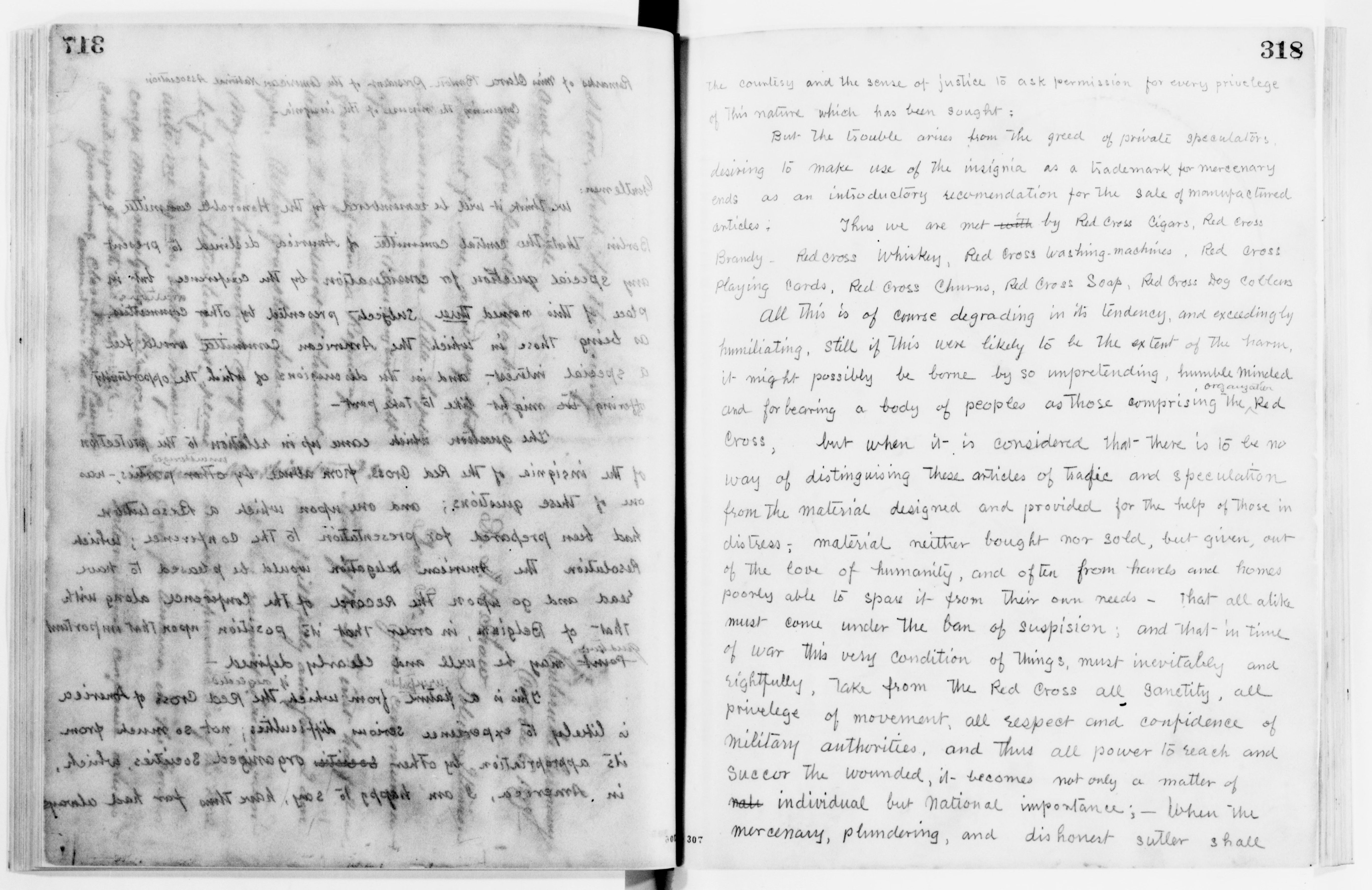 Scanned image of the current content page