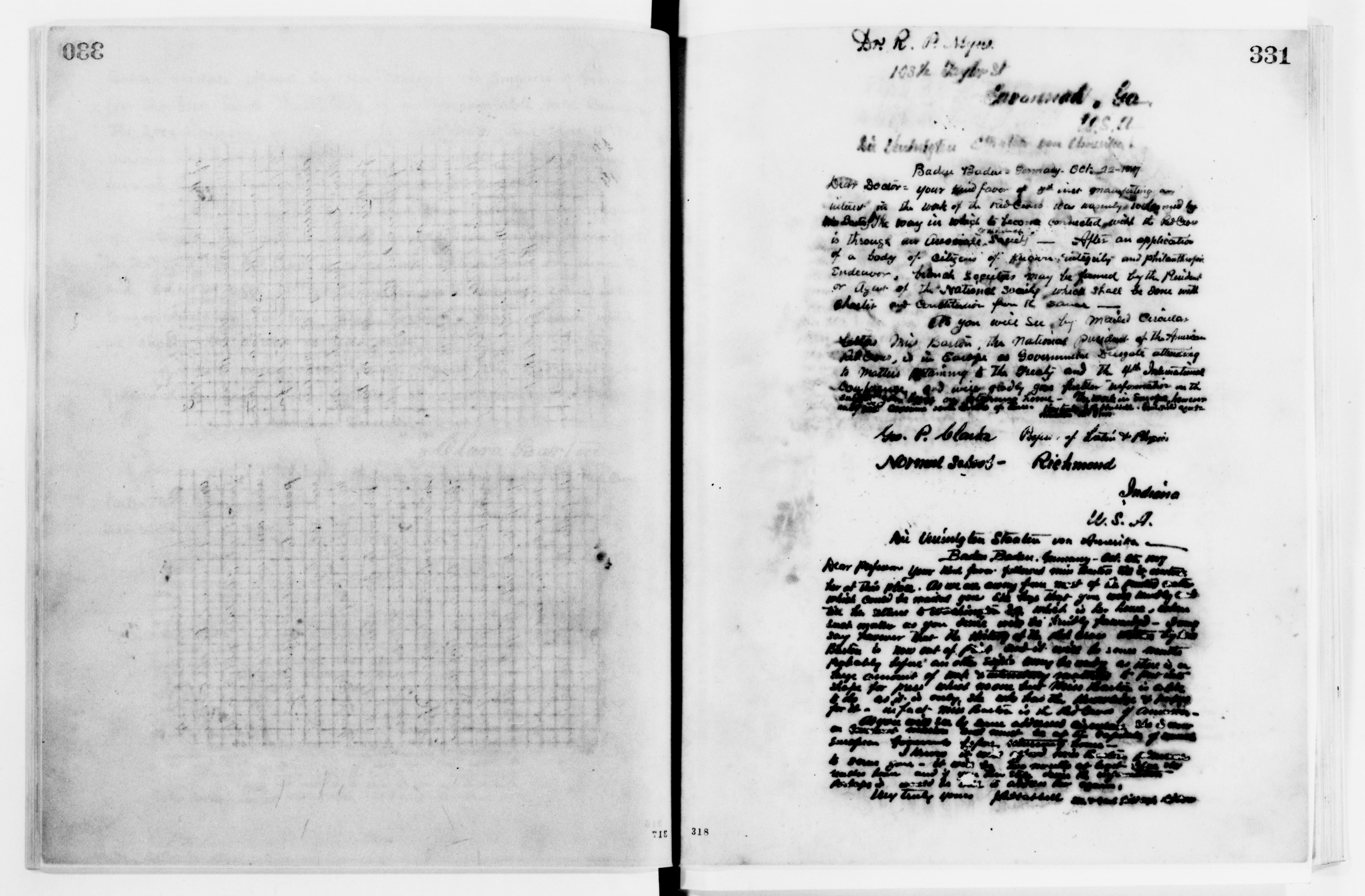 Scanned image of the current content page