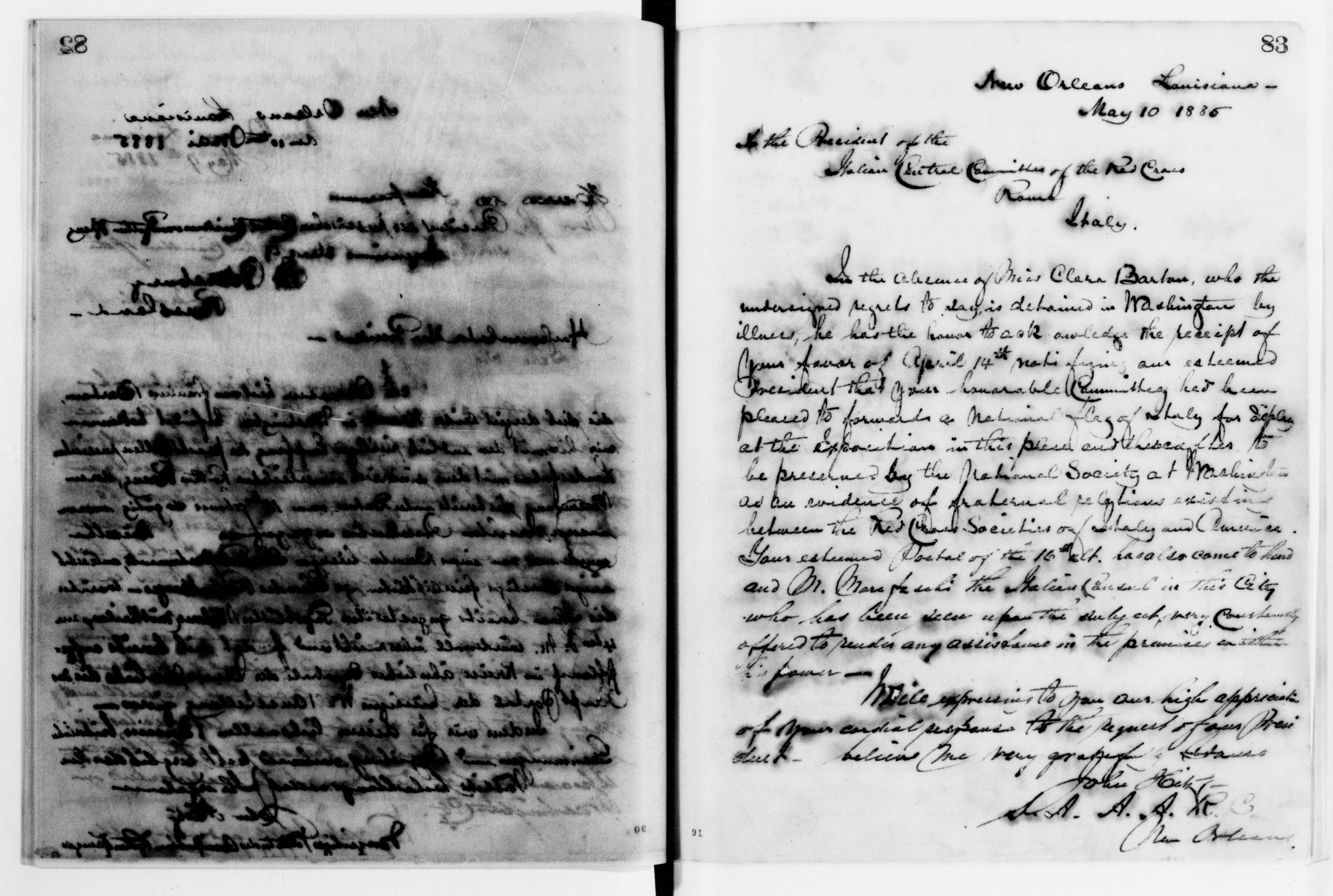 Scanned image of the current content page