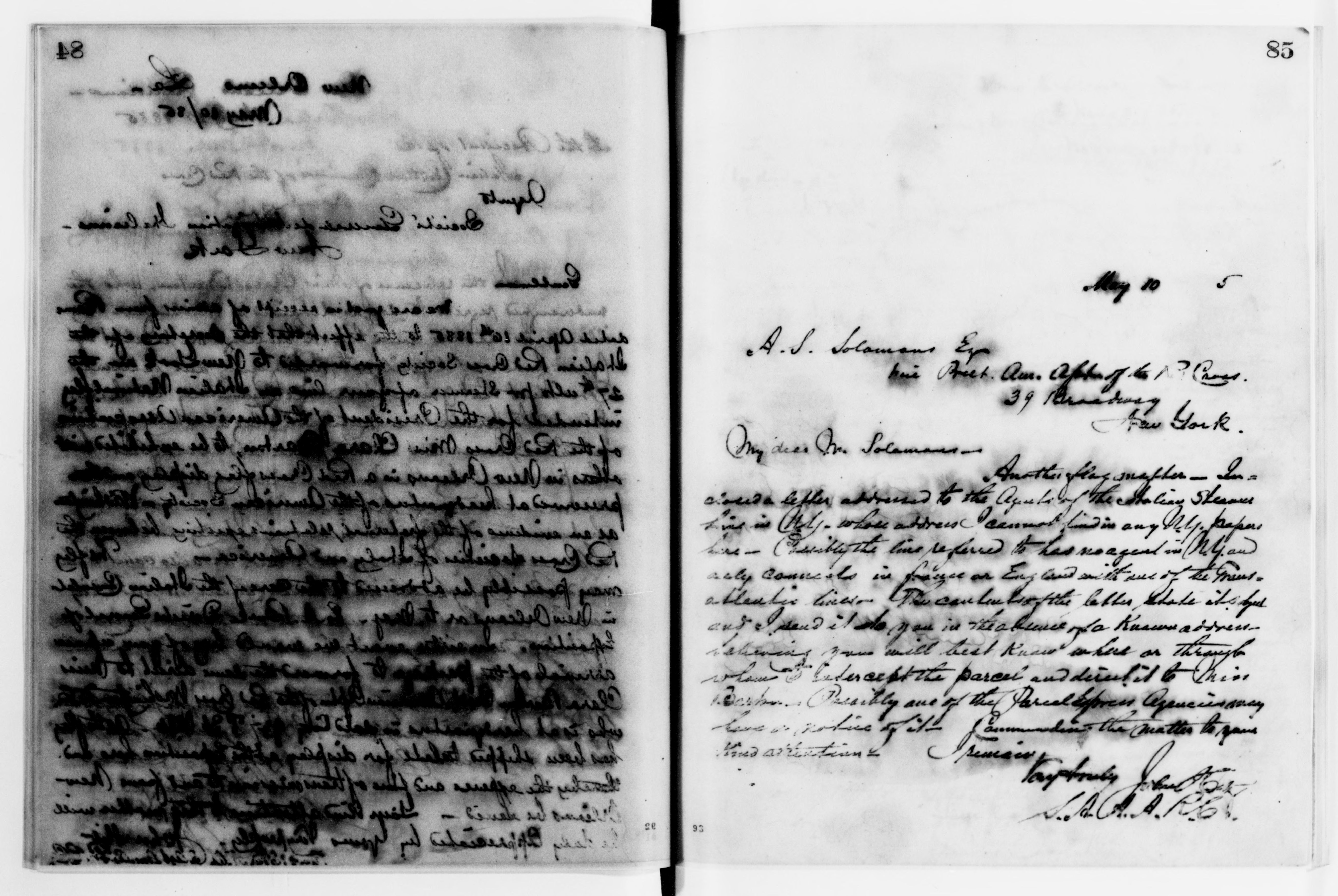 Scanned image of the current content page