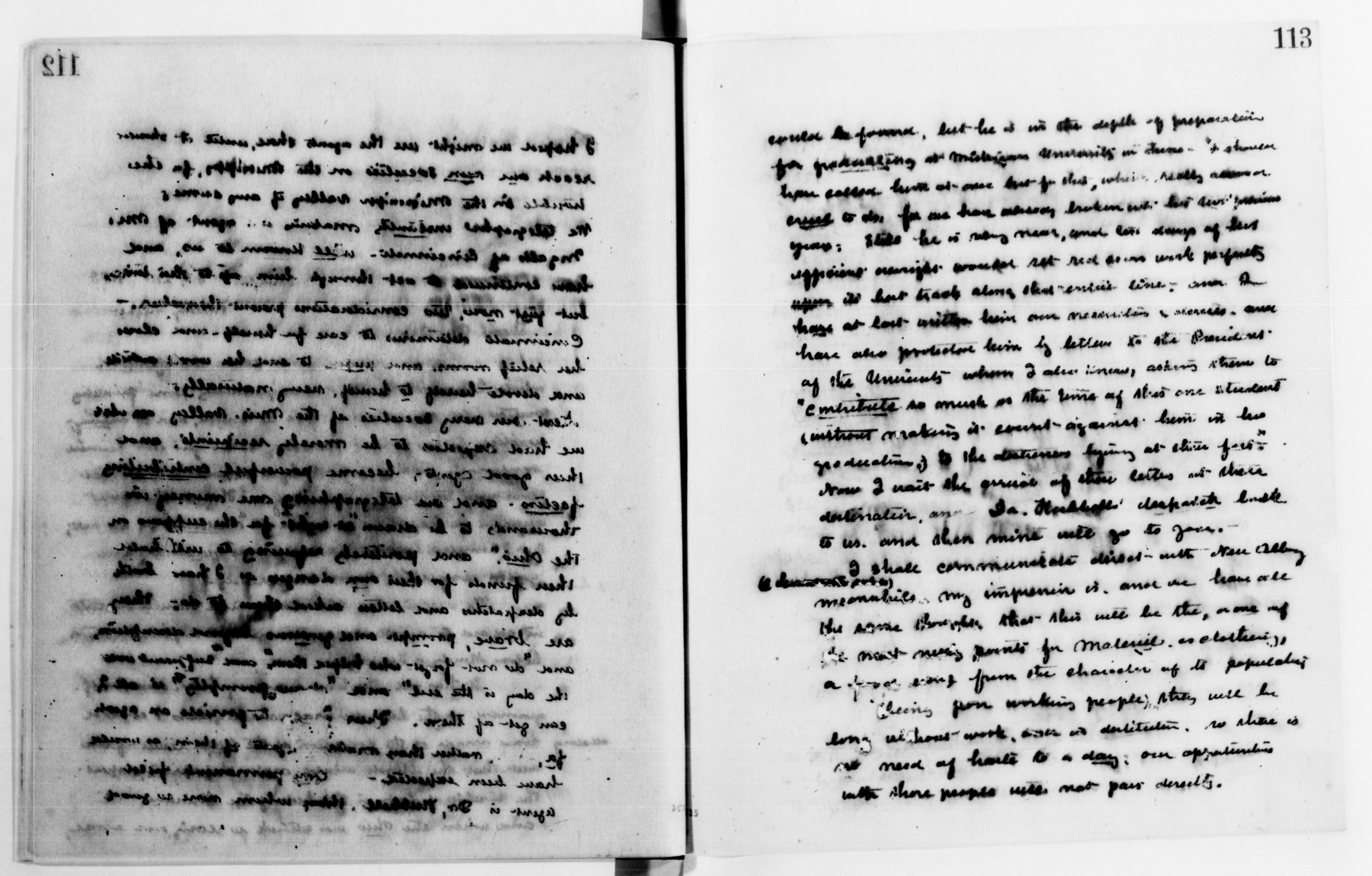Scanned image of the current content page