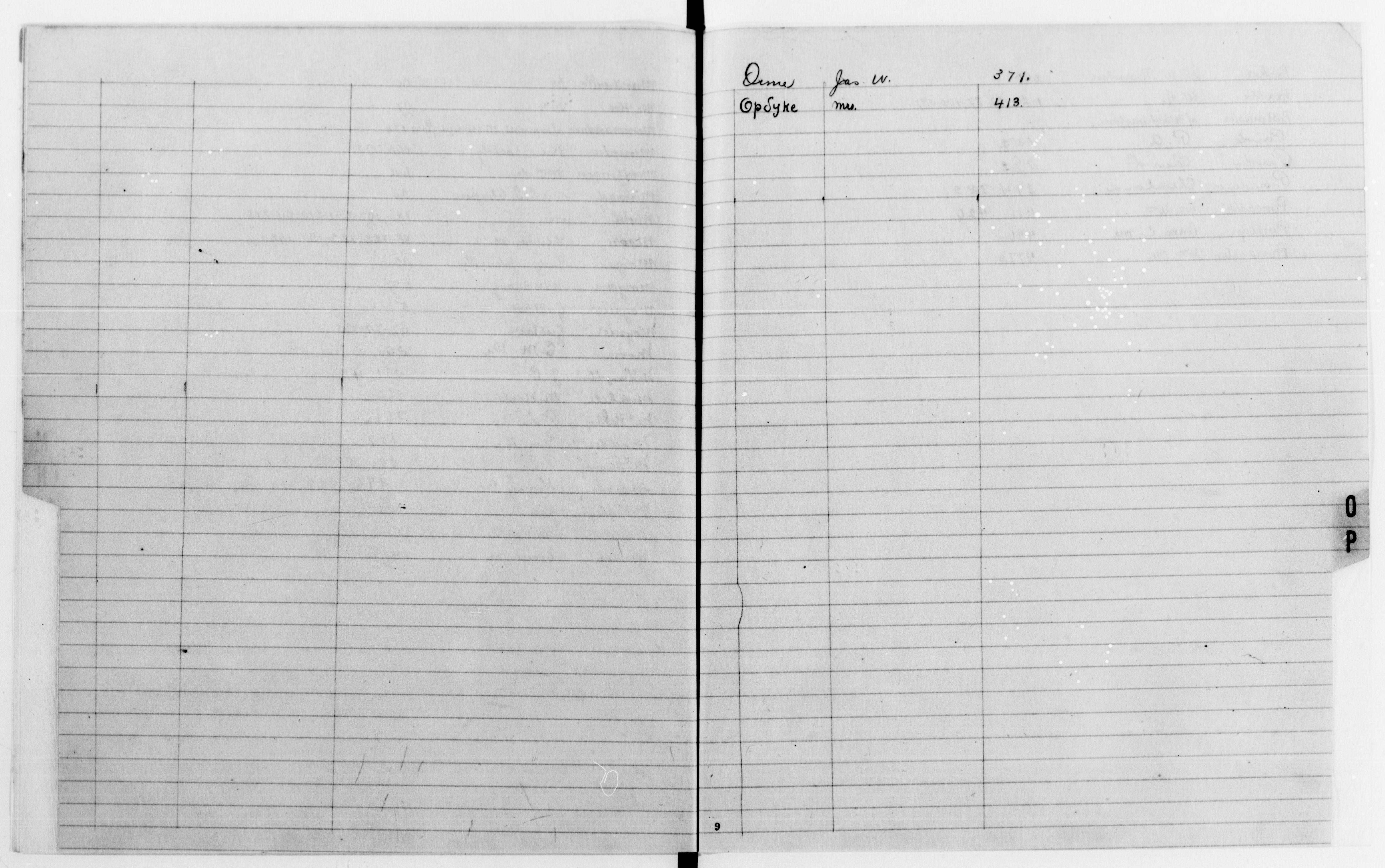 Scanned image of the current content page