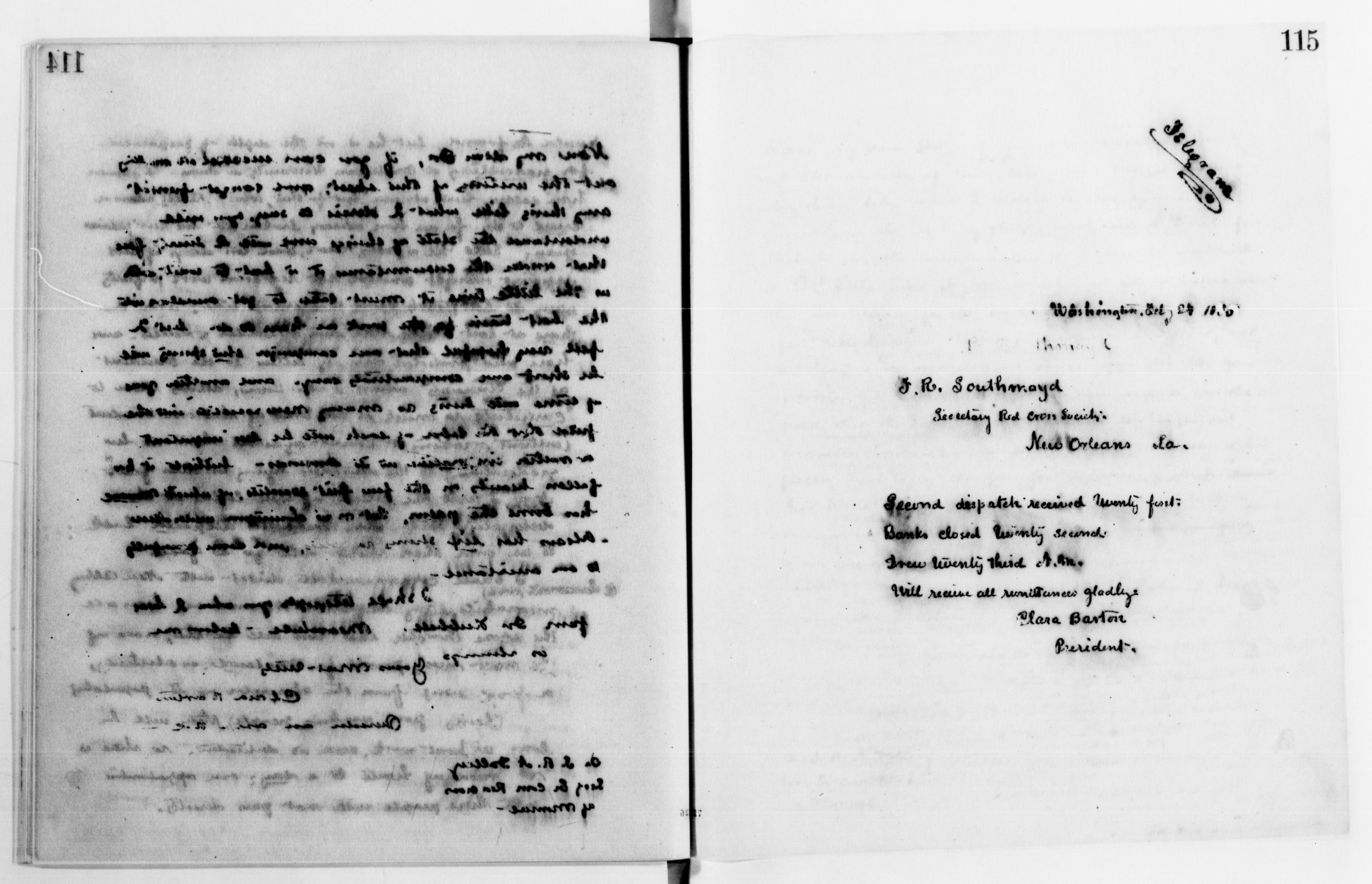 Scanned image of the current content page