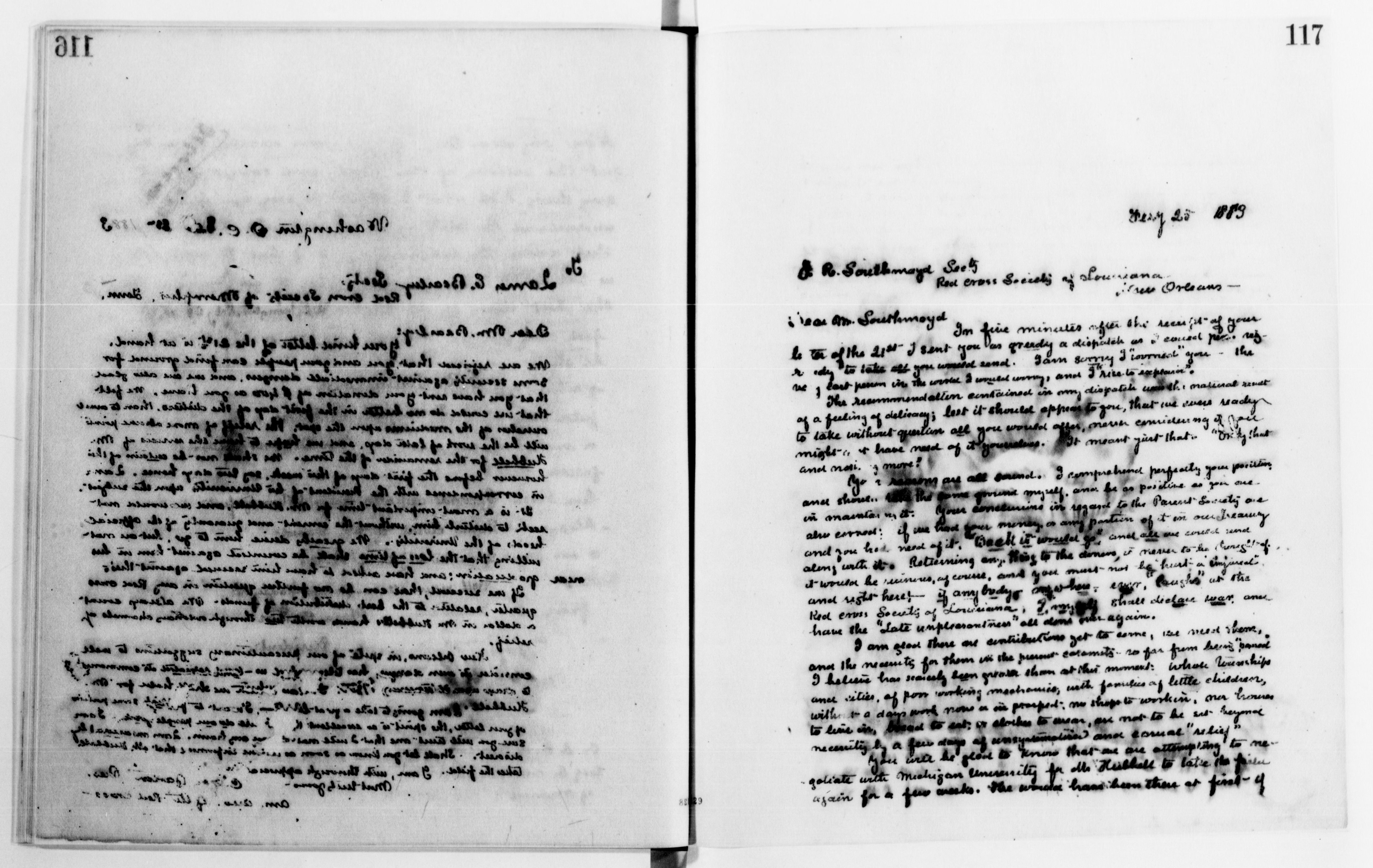 Scanned image of the current content page