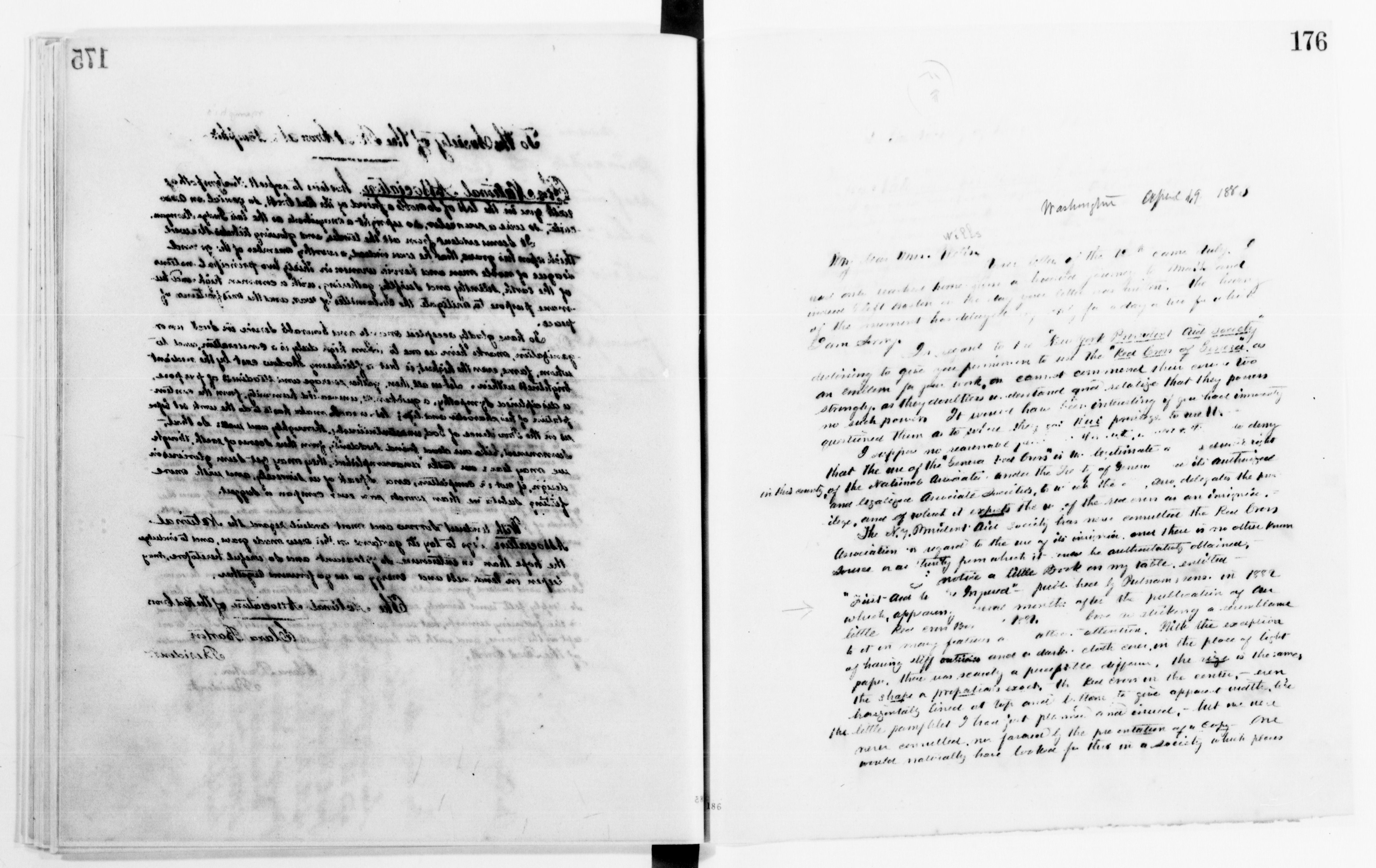 Scanned image of the current content page