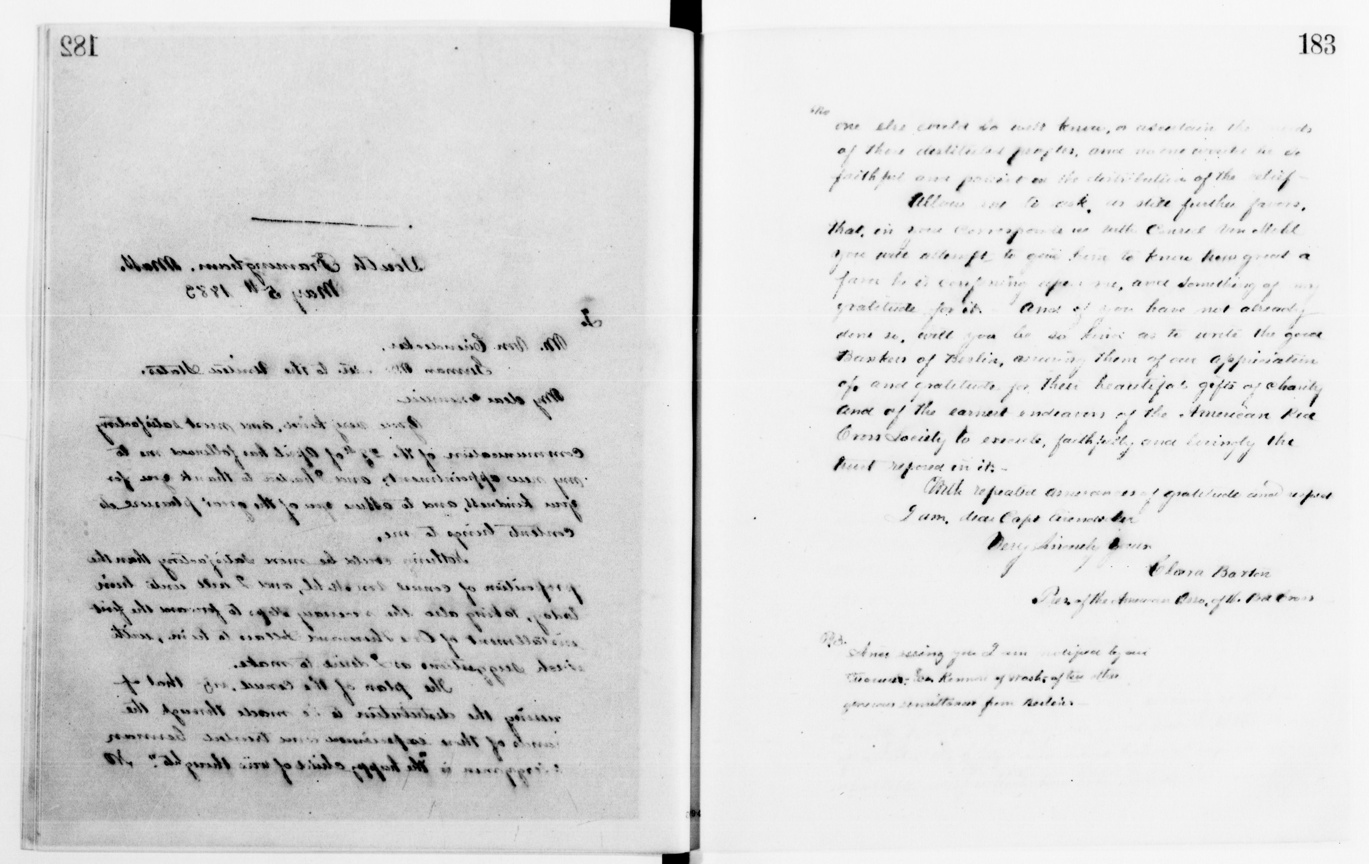 Scanned image of the current content page