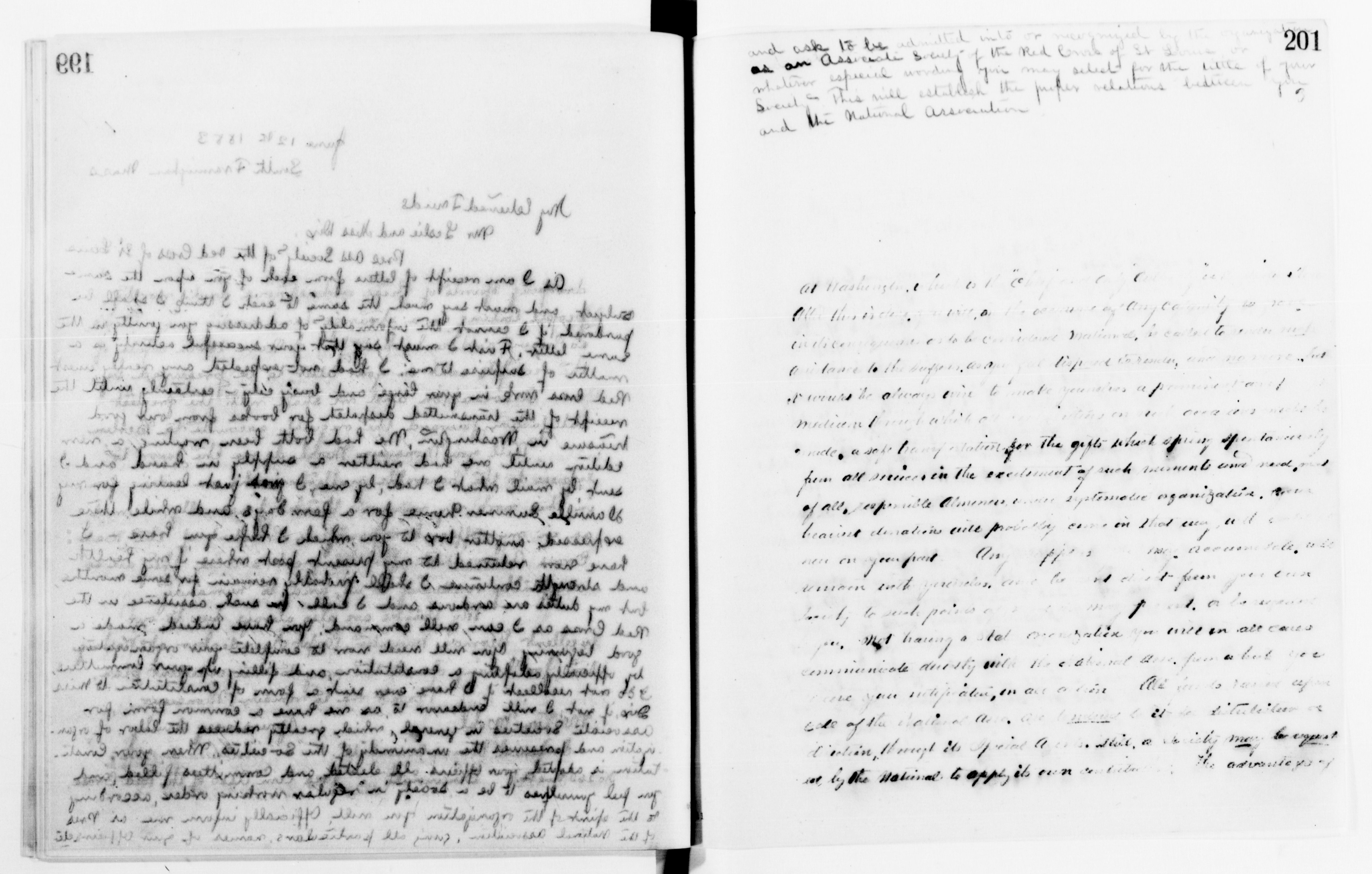 Scanned image of the current content page