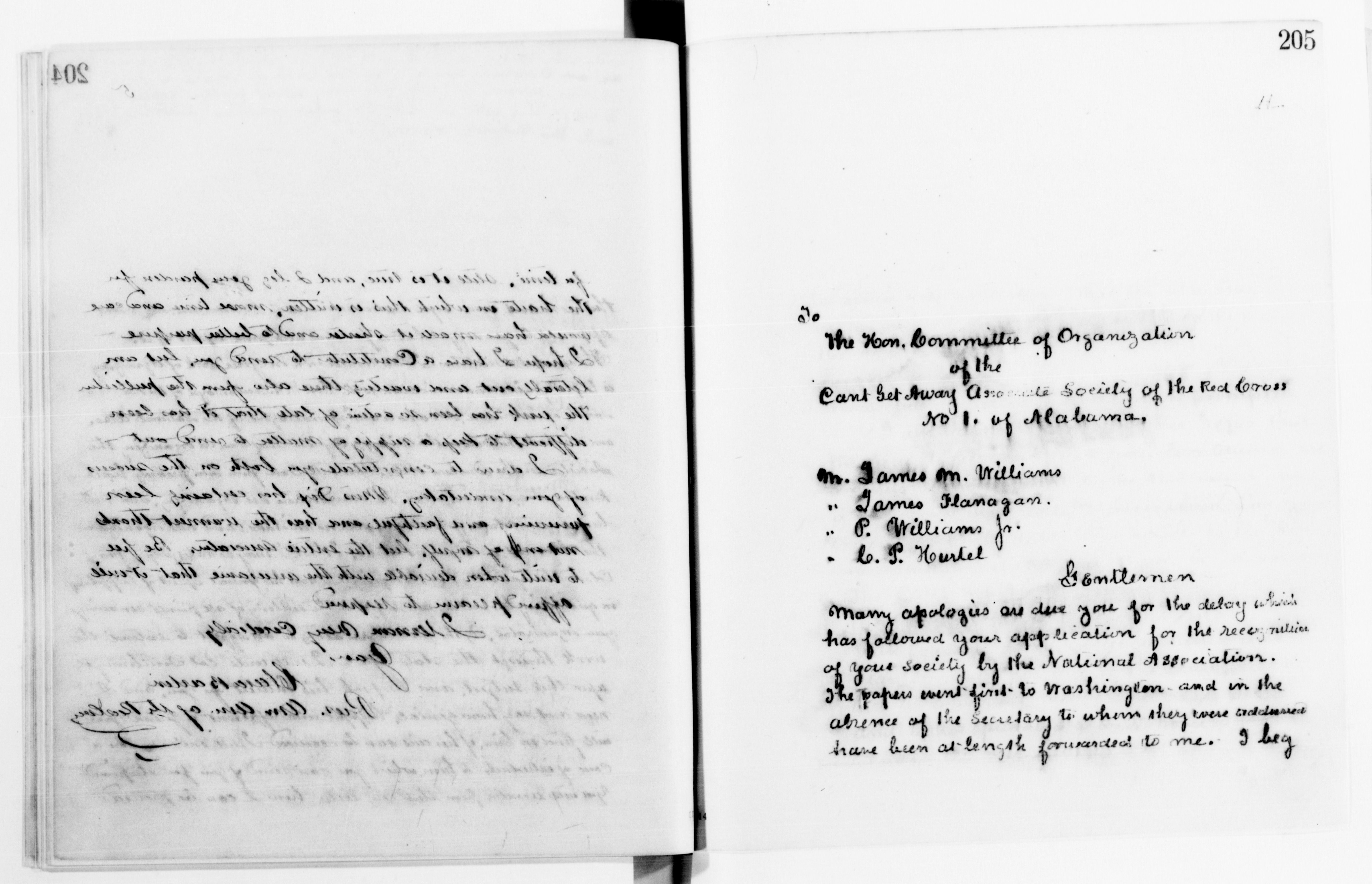 Scanned image of the current content page