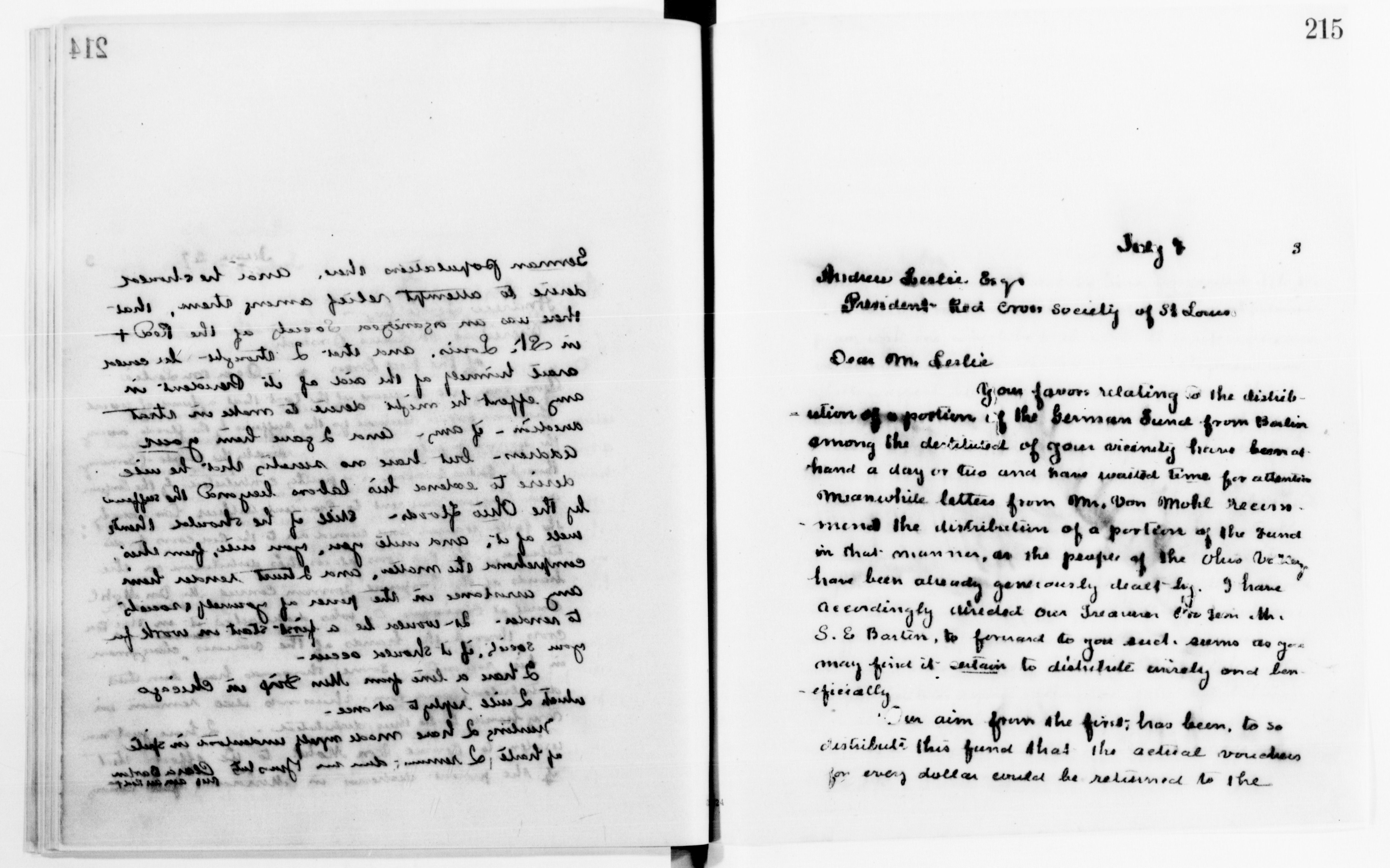 Scanned image of the current content page