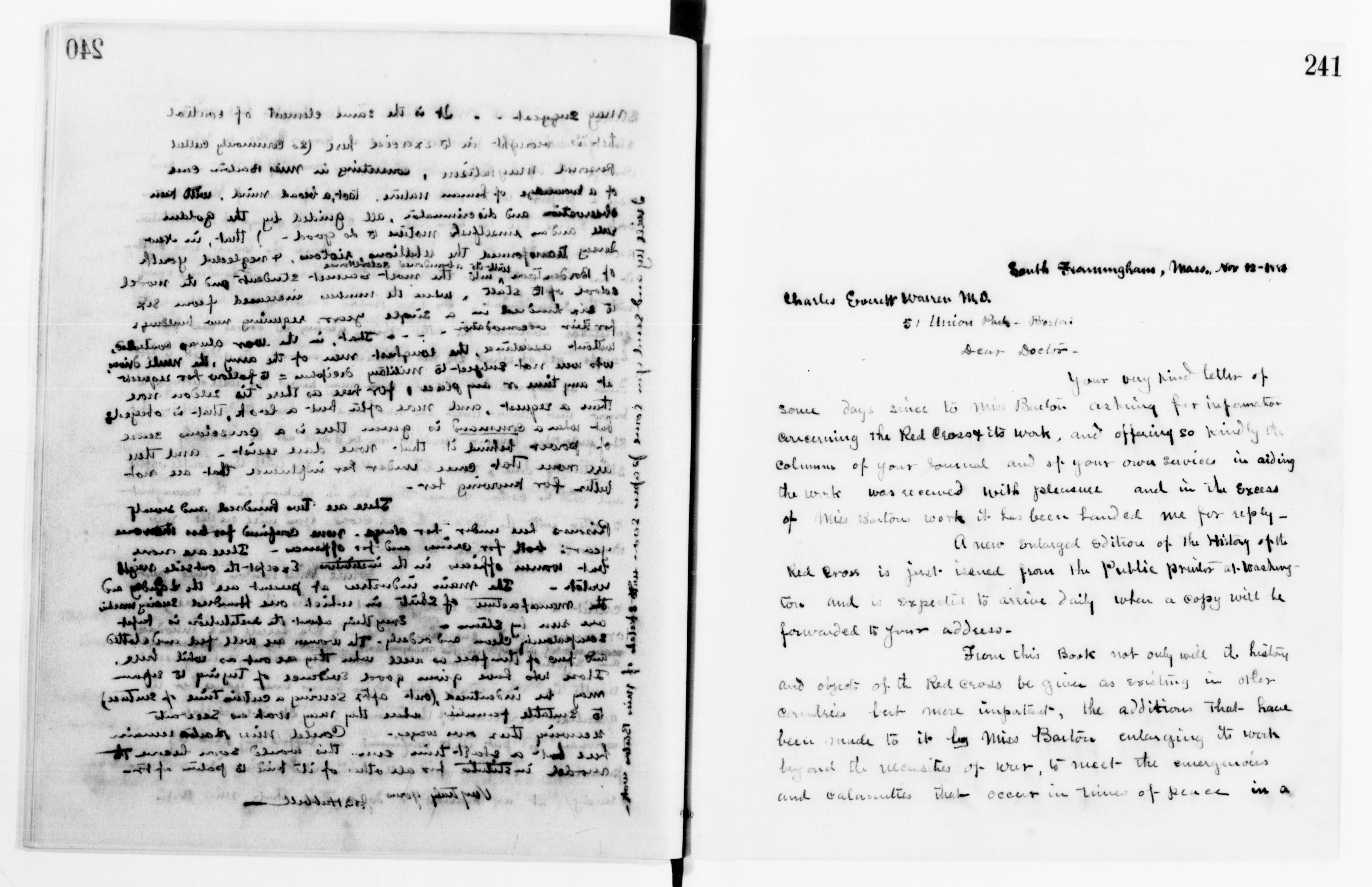 Scanned image of the current content page