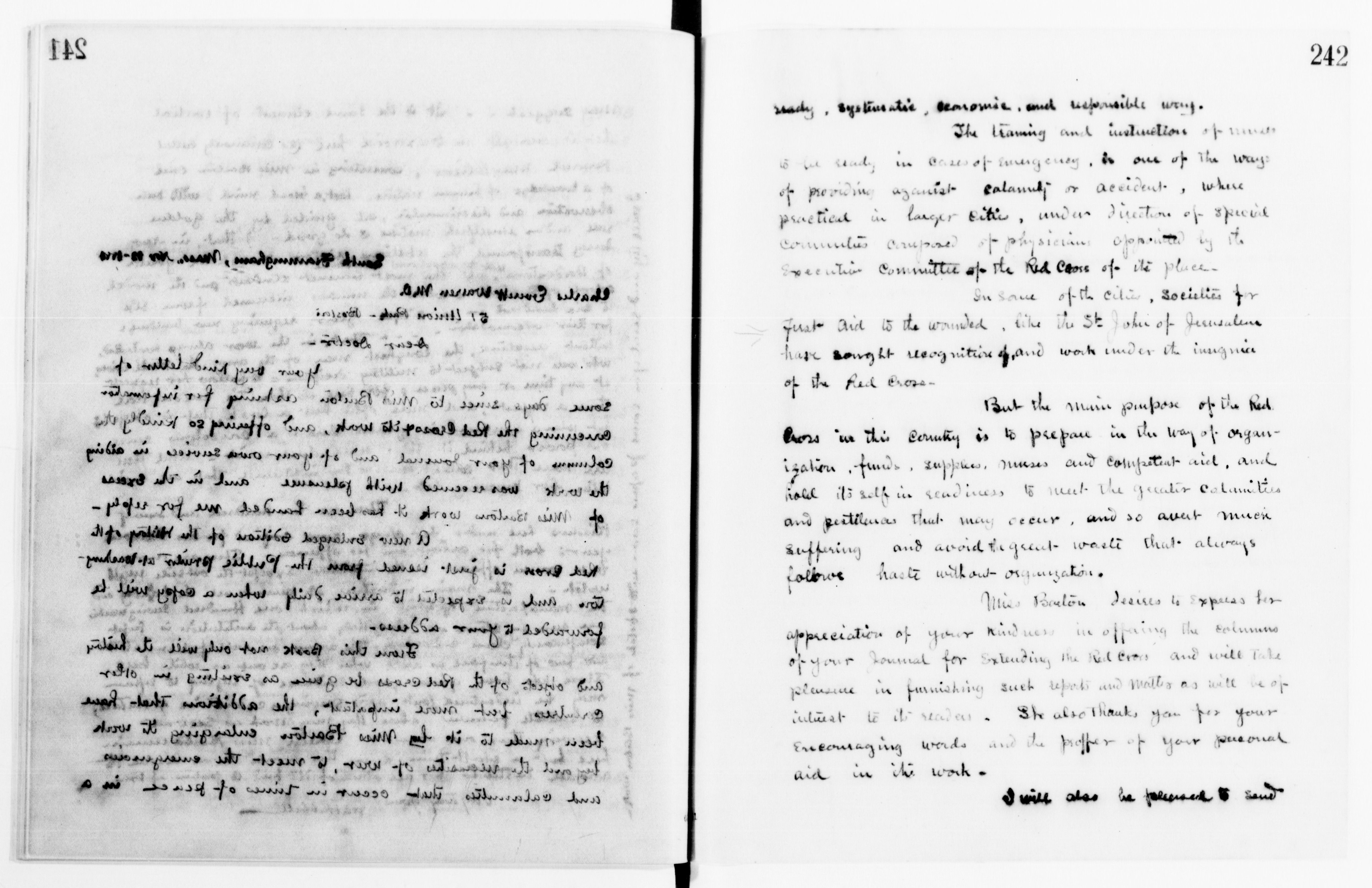 Scanned image of the current content page