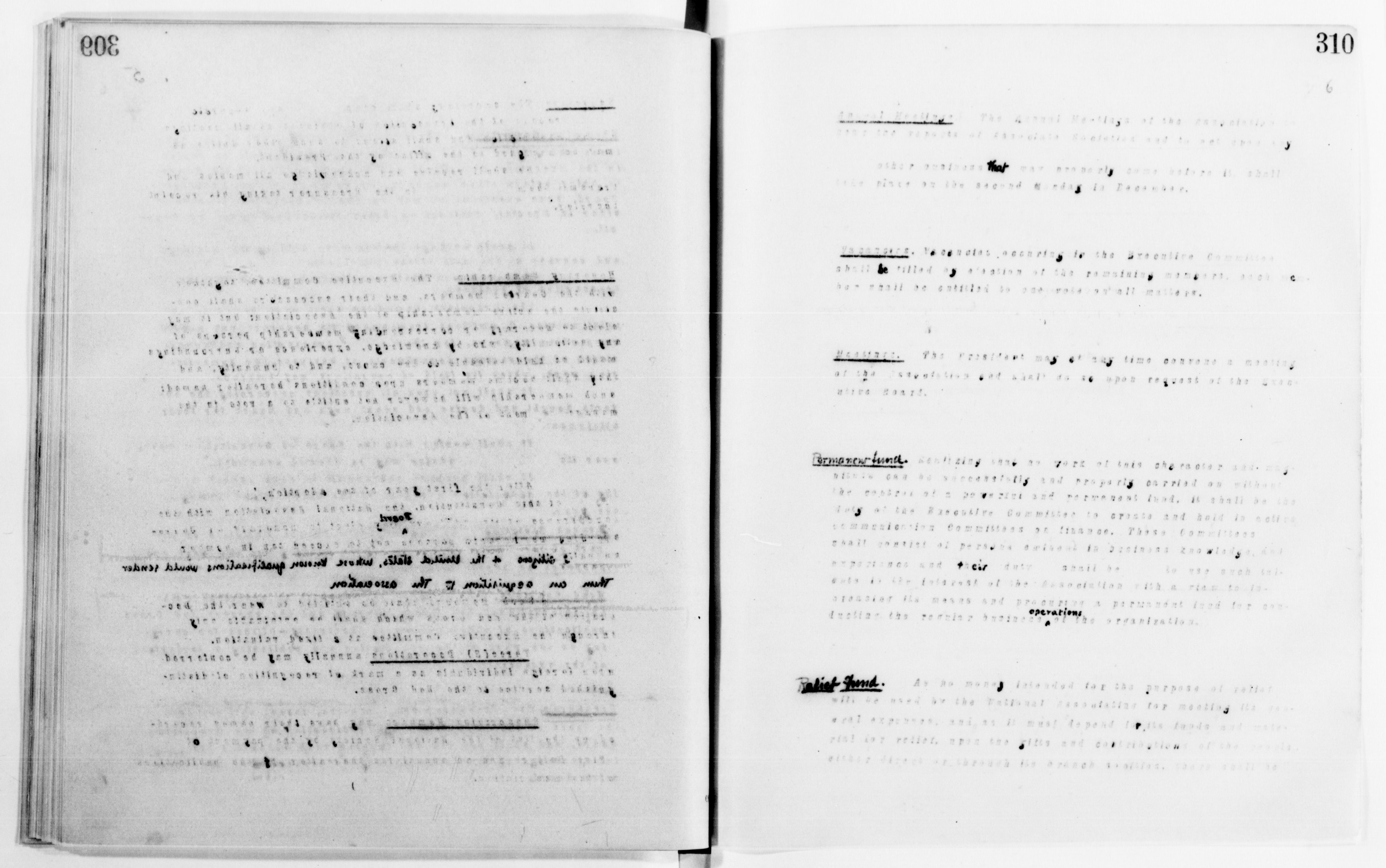 Scanned image of the current content page