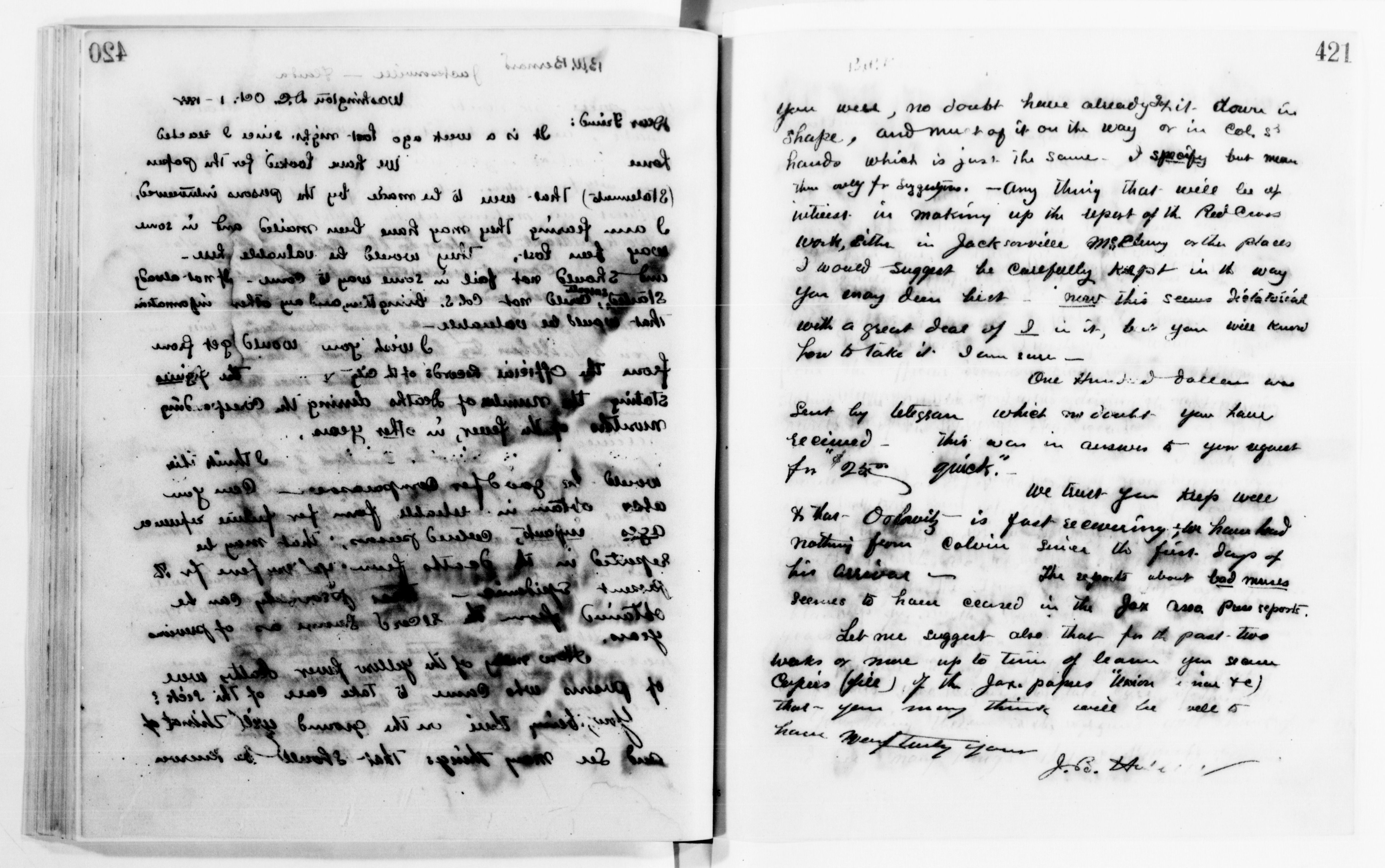 Scanned image of the current content page