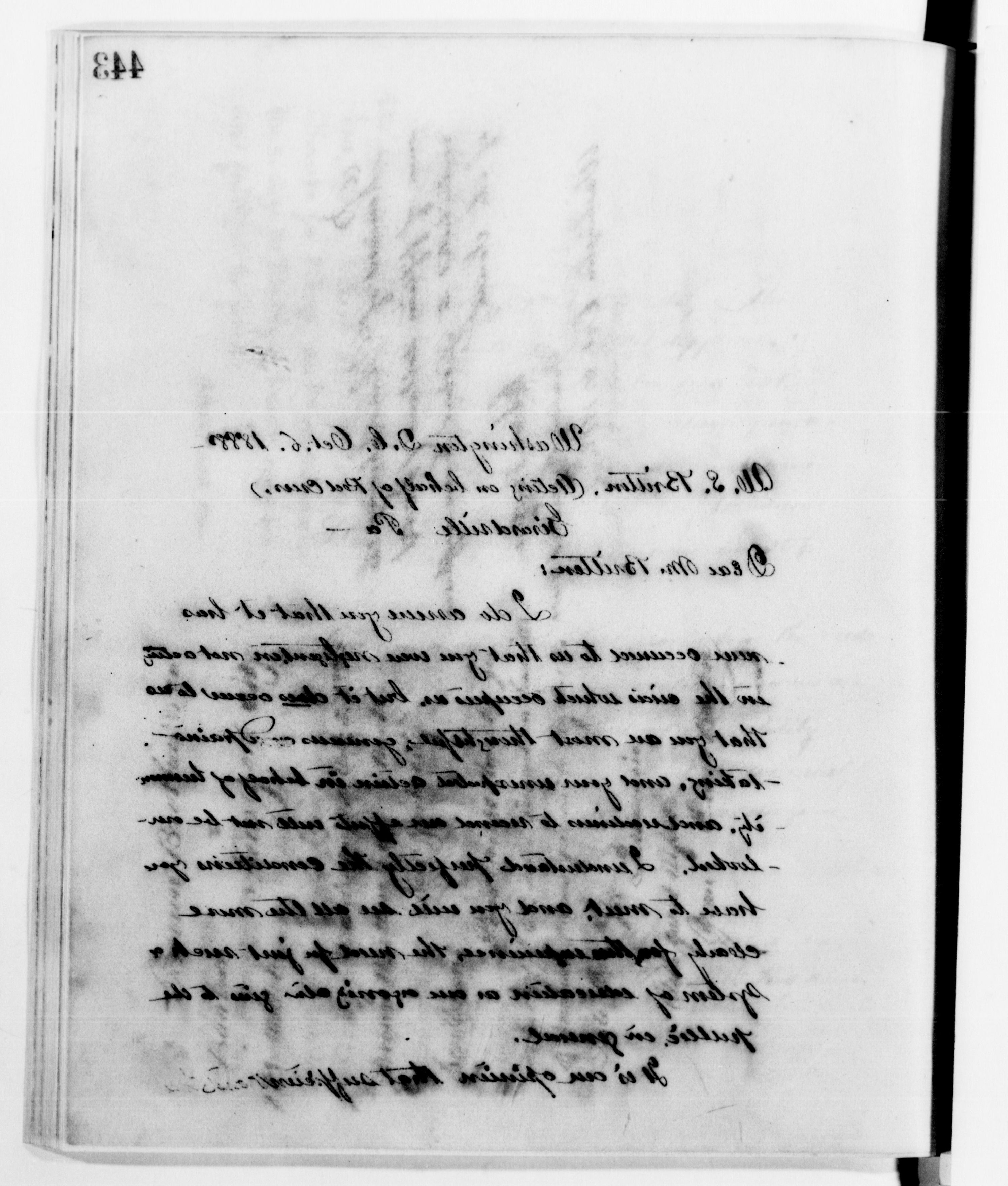 Scanned image of the current content page