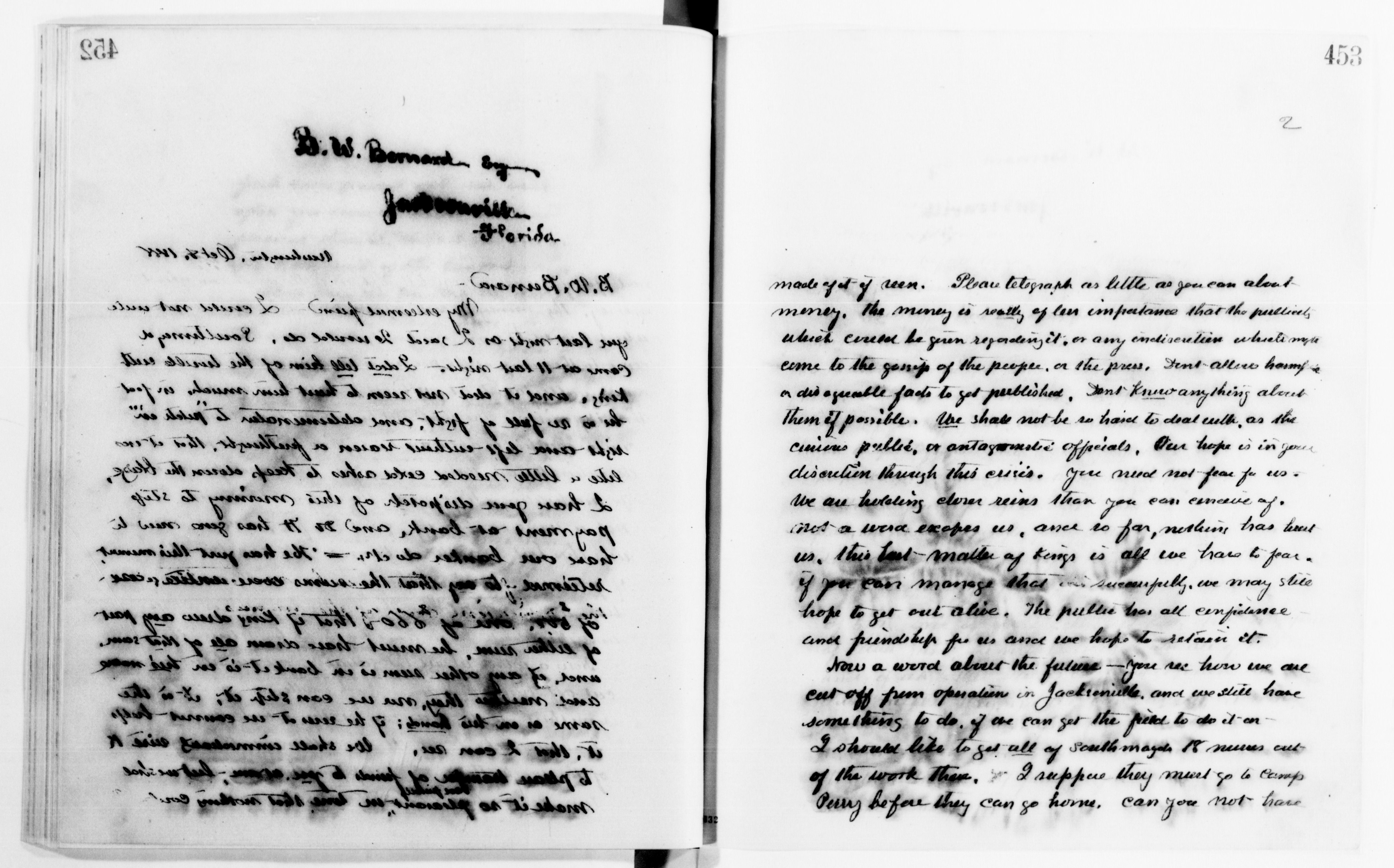 Scanned image of the current content page