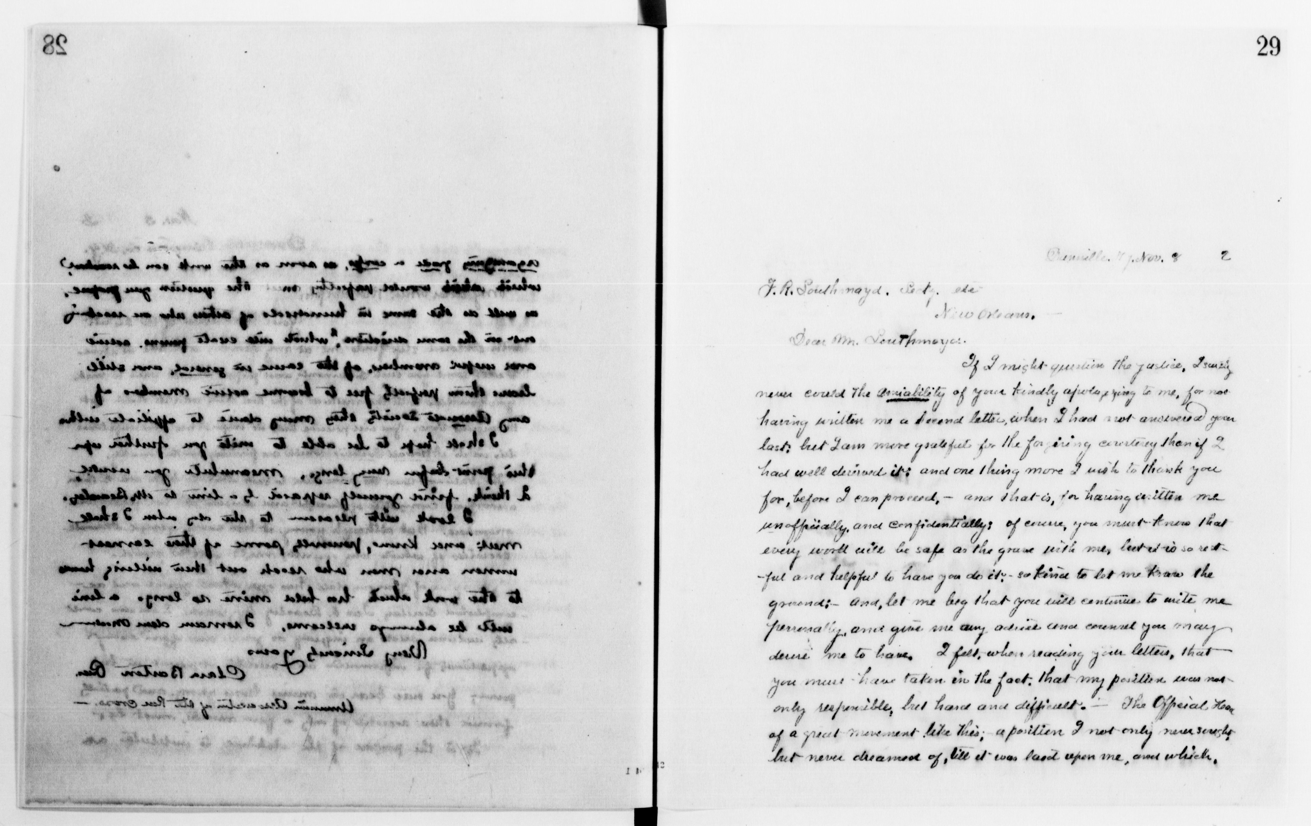 Scanned image of the current content page