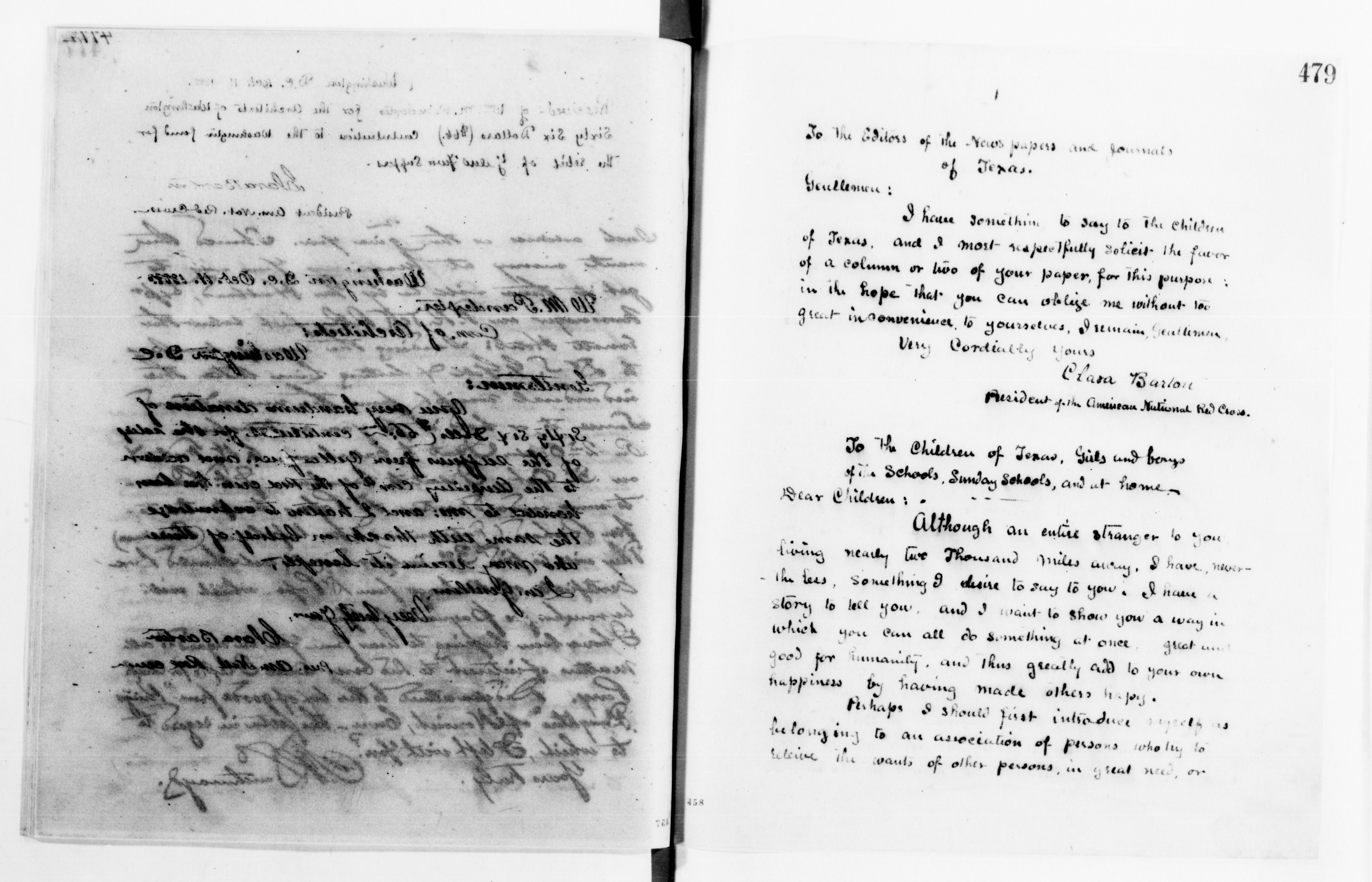 Scanned image of the current content page
