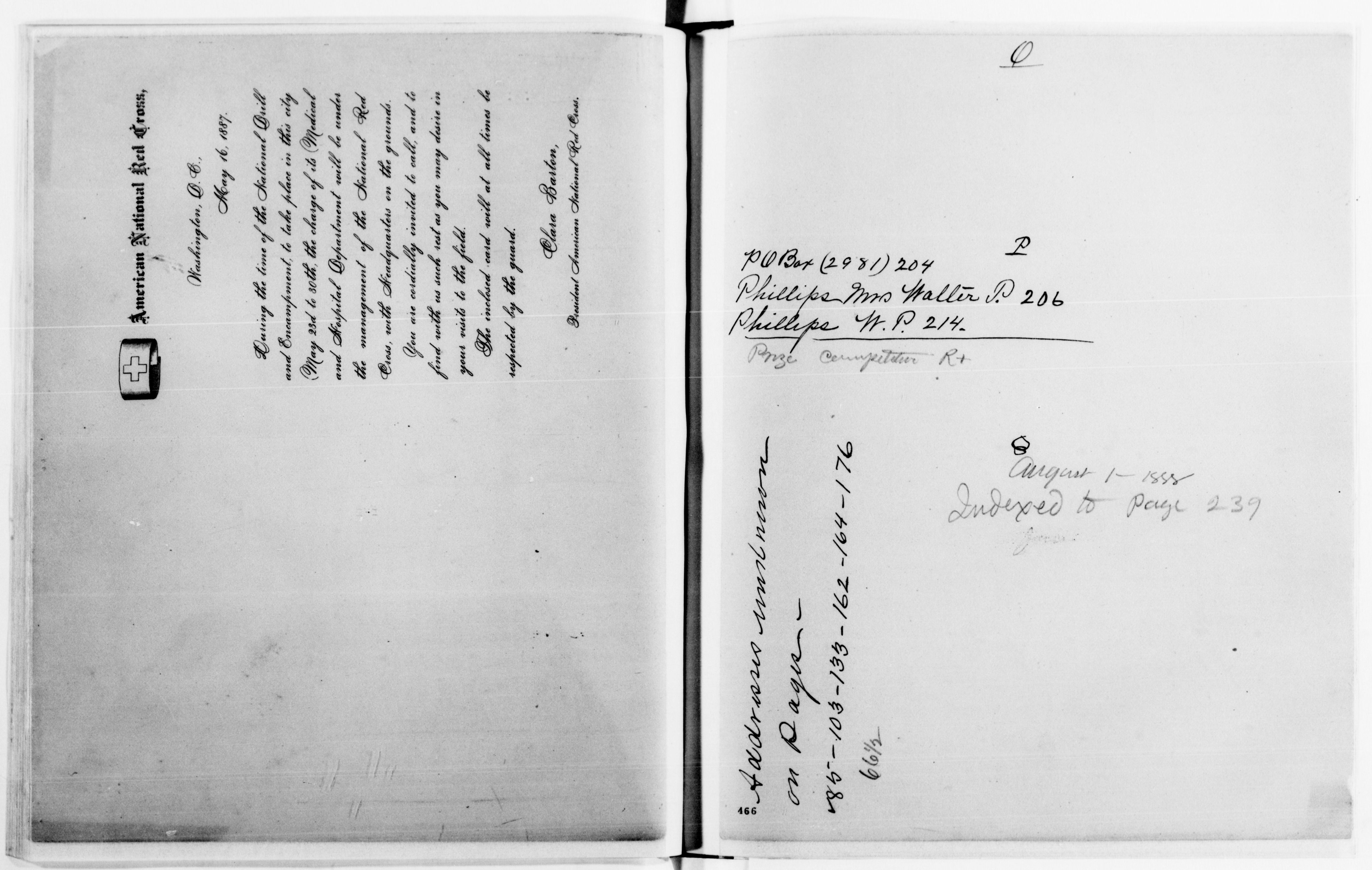Scanned image of the current content page