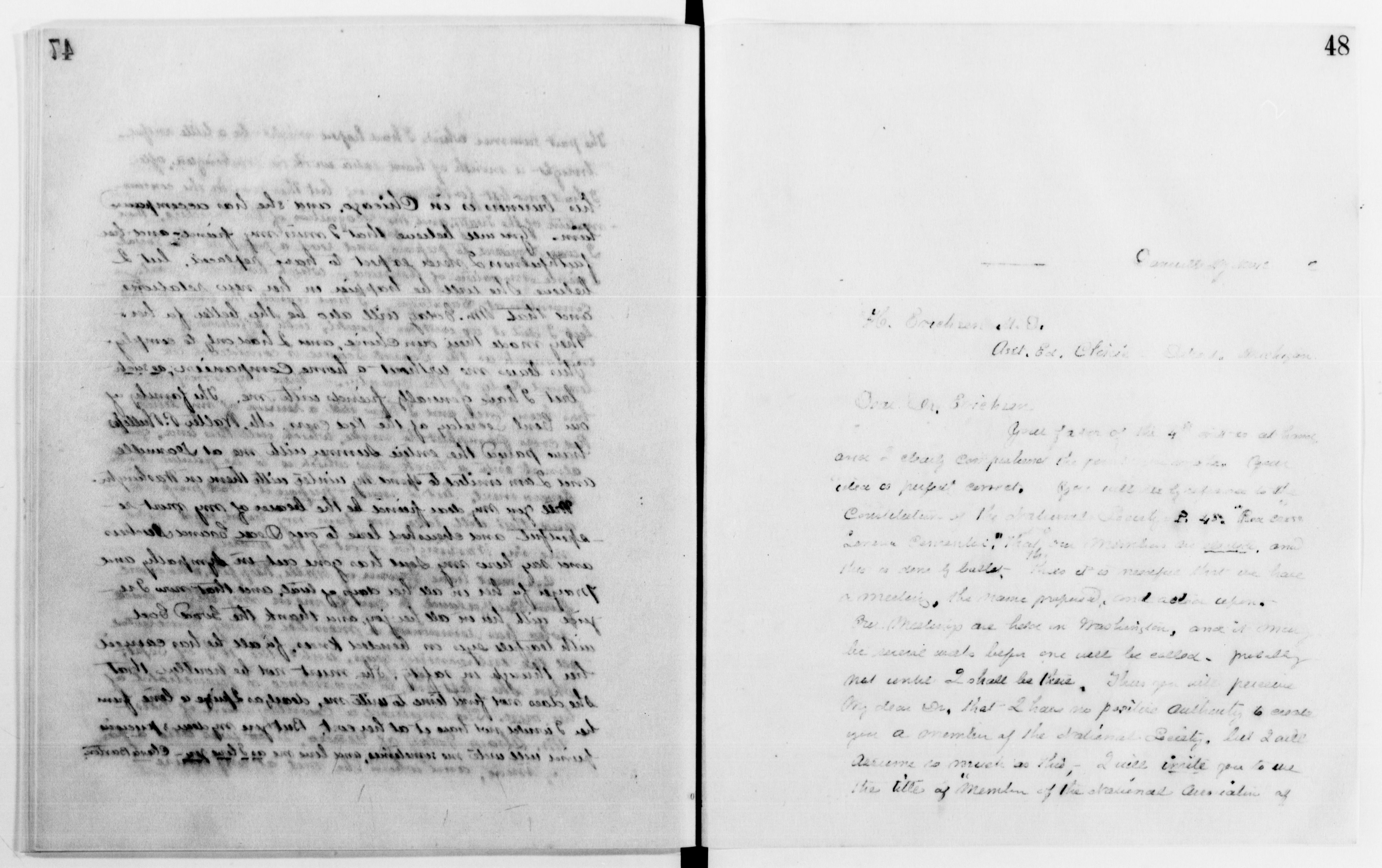 Scanned image of the current content page