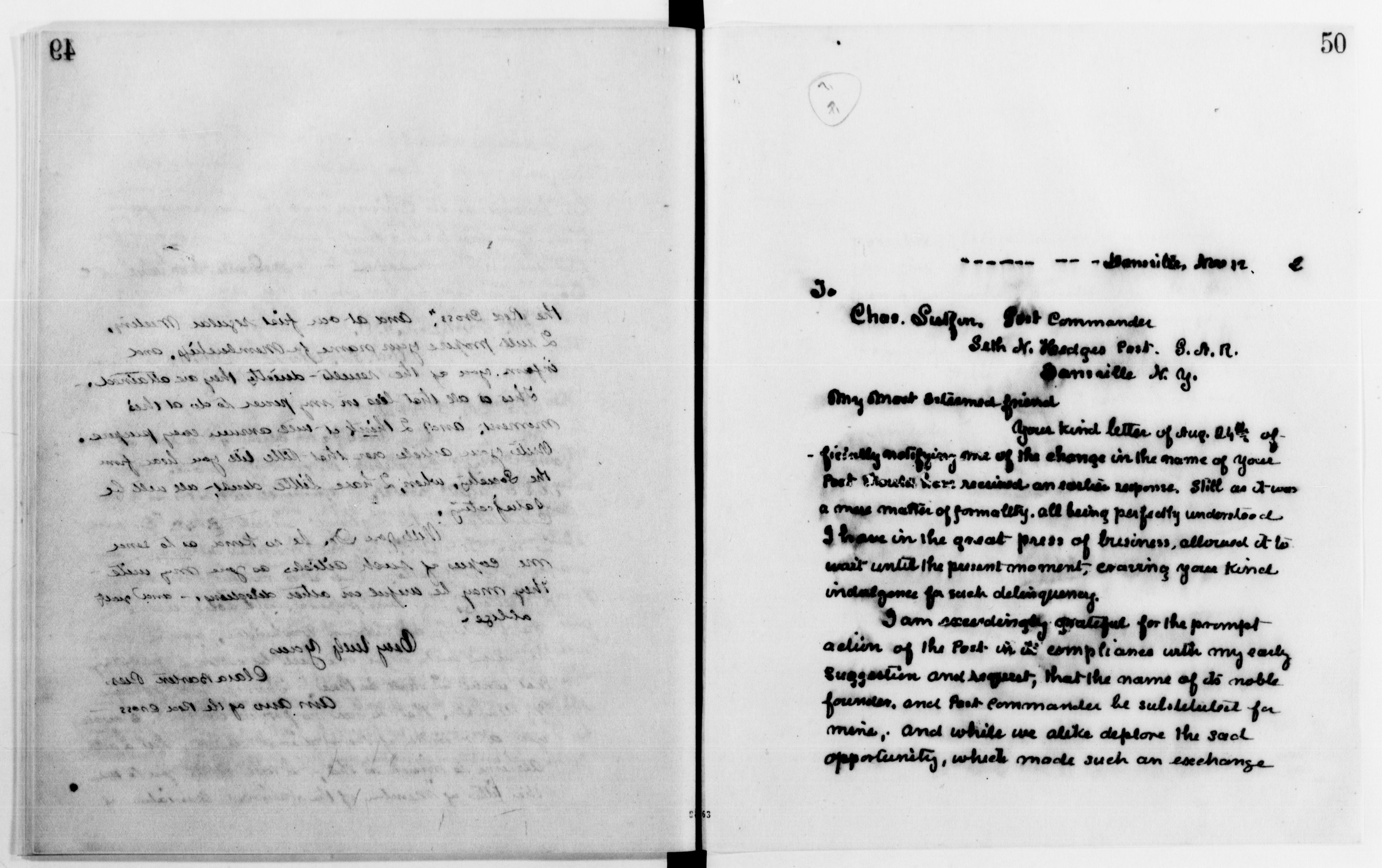 Scanned image of the current content page