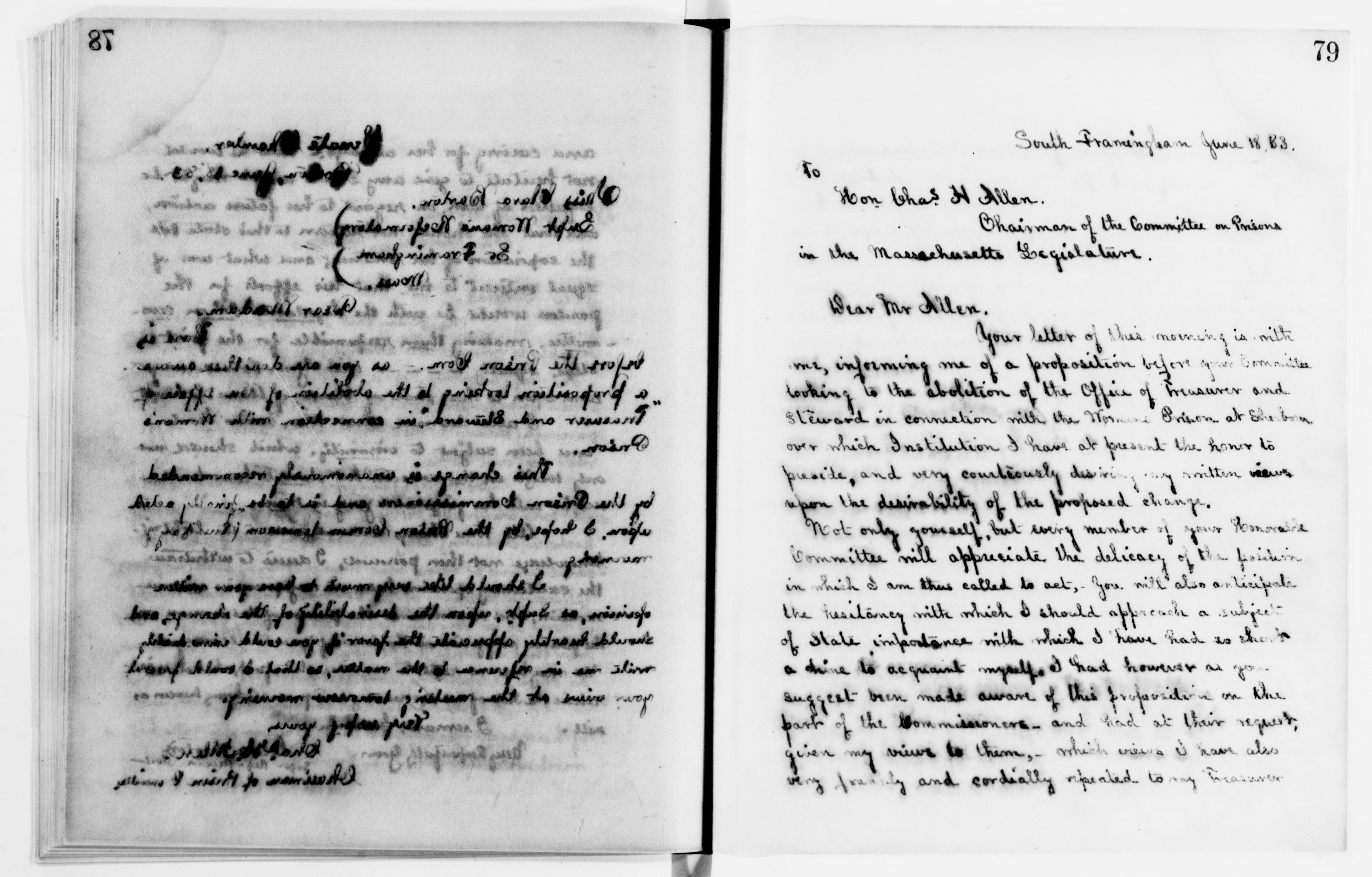 Scanned image of the current content page