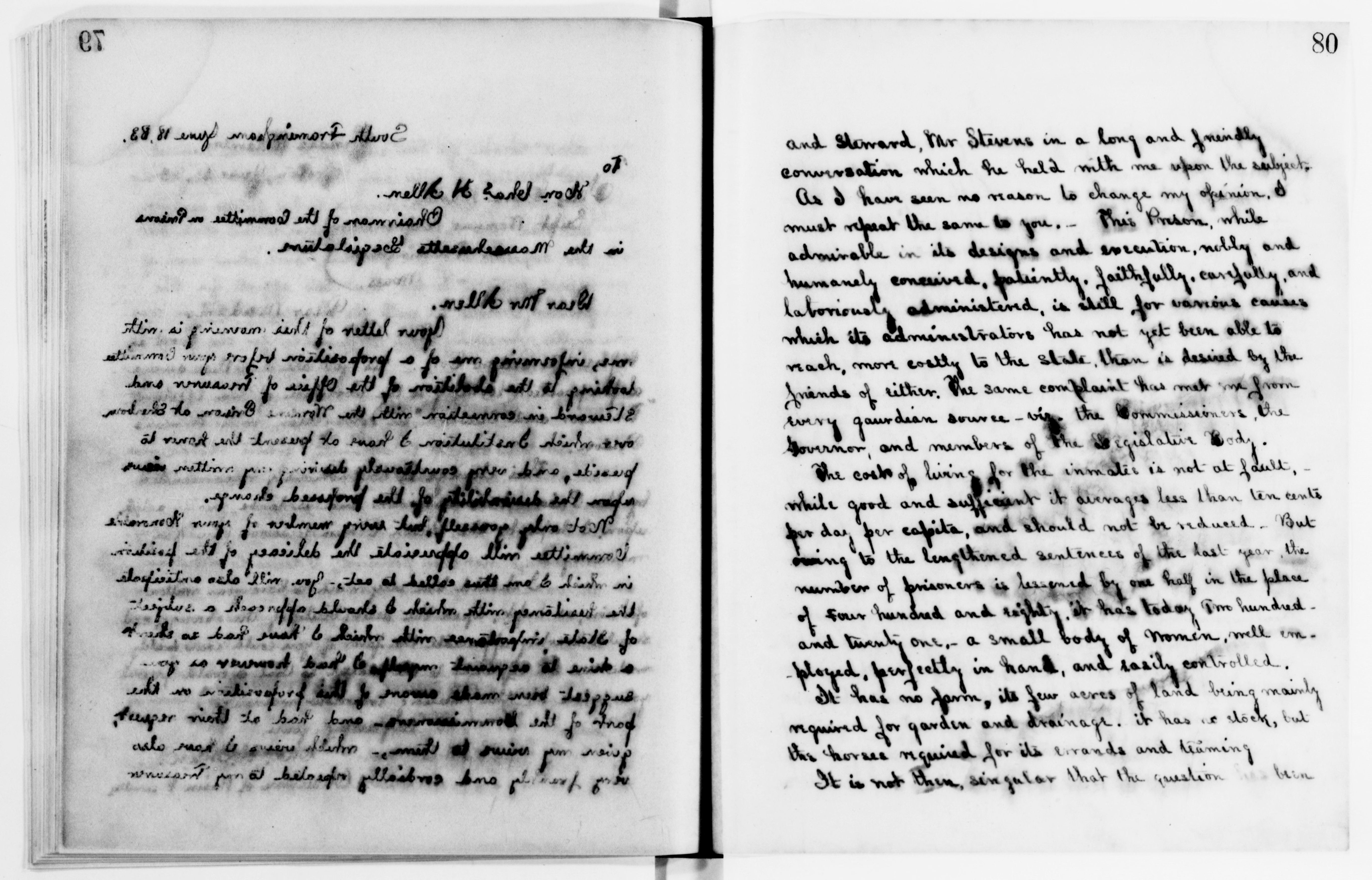 Scanned image of the current content page