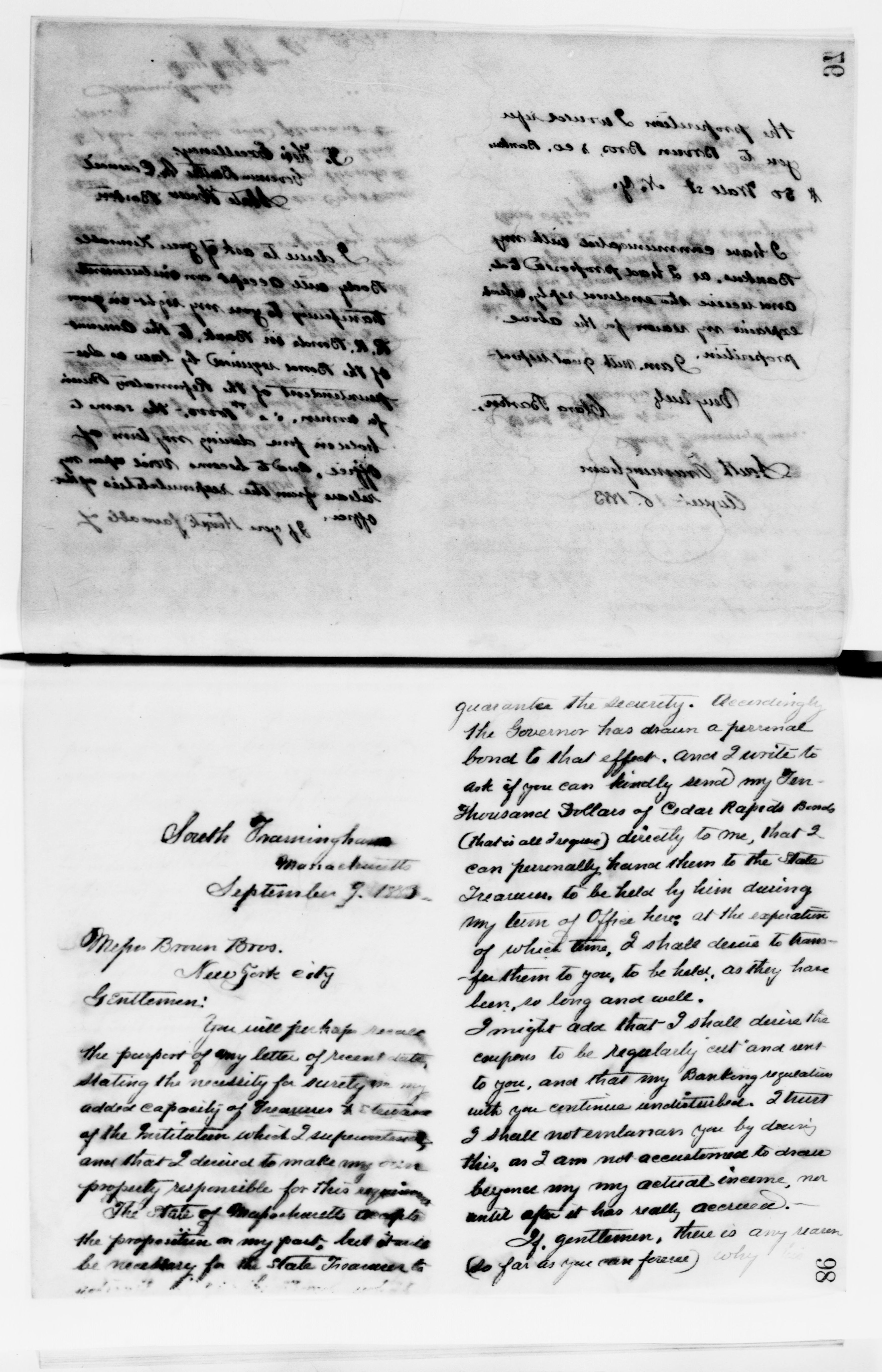 Scanned image of the current content page