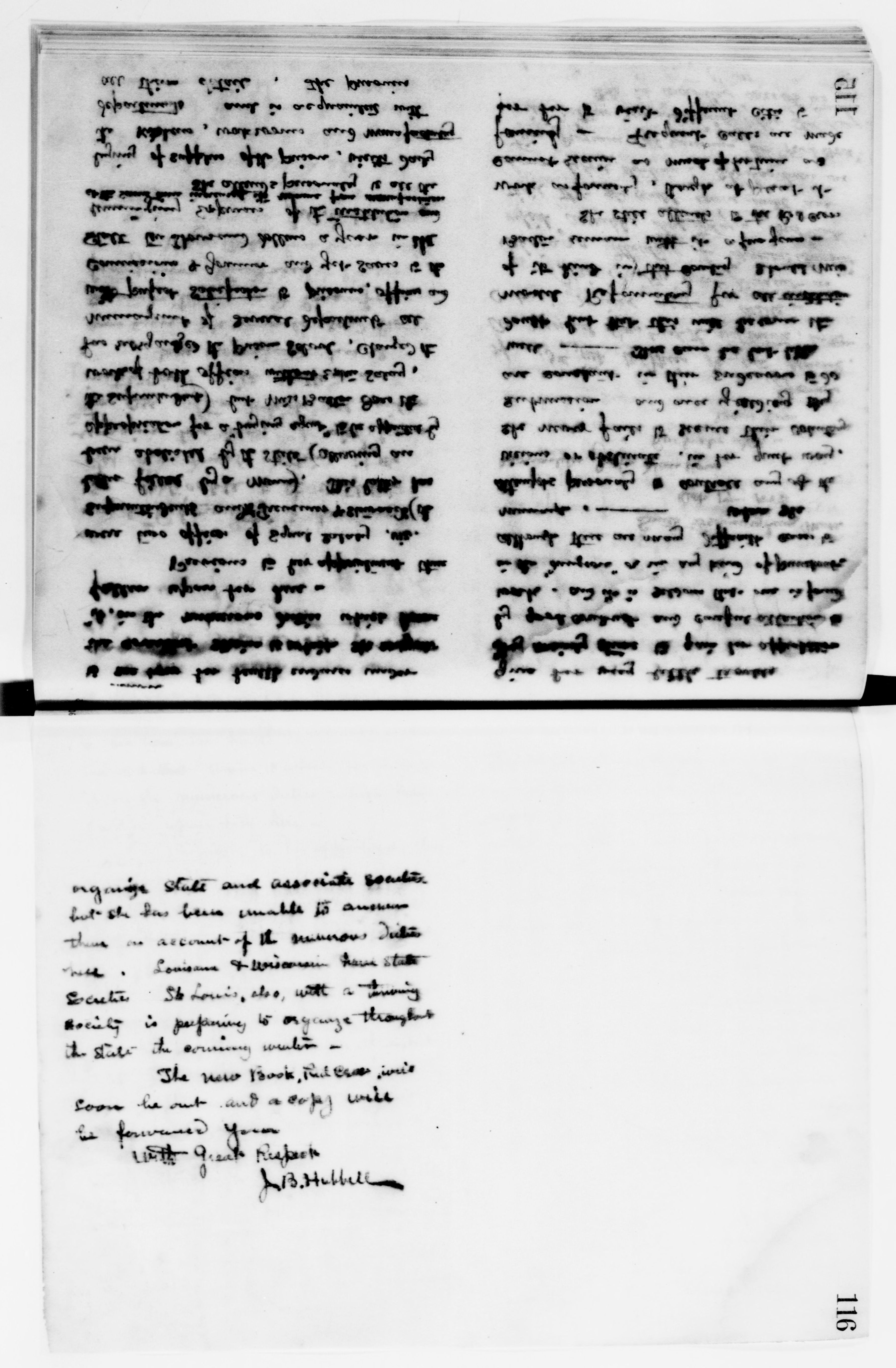 Scanned image of the current content page