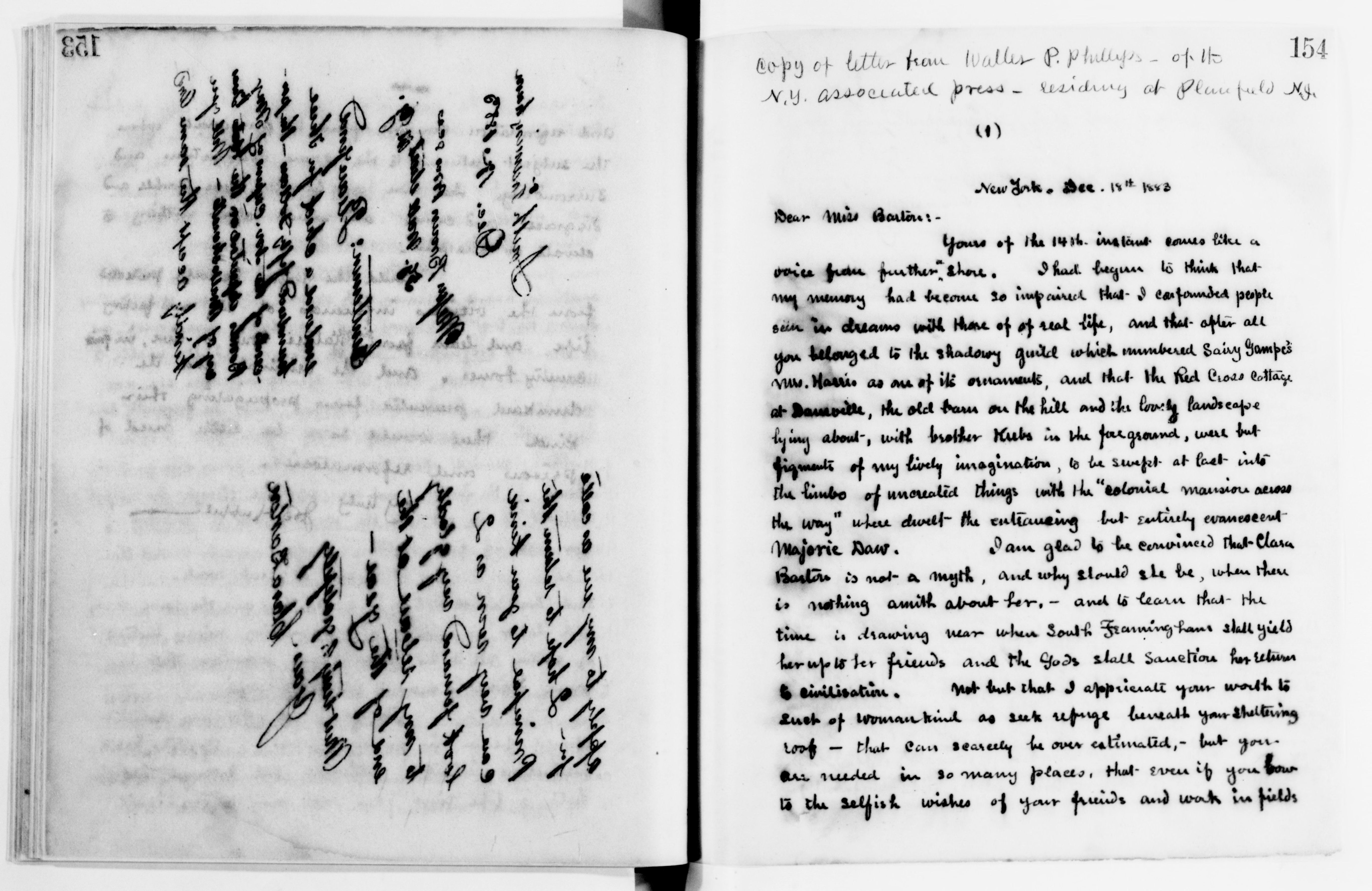 Scanned image of the current content page