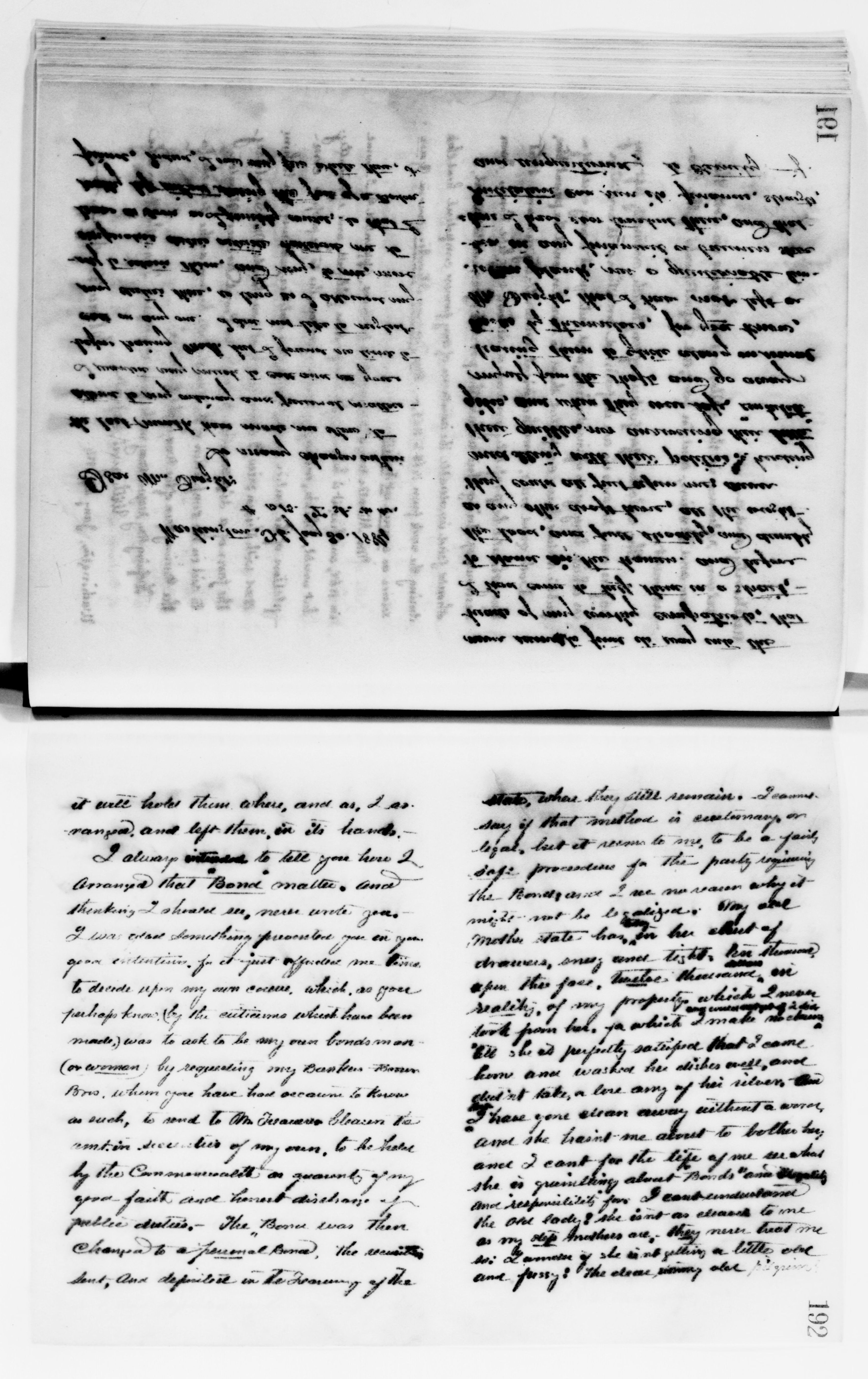 Scanned image of the current content page