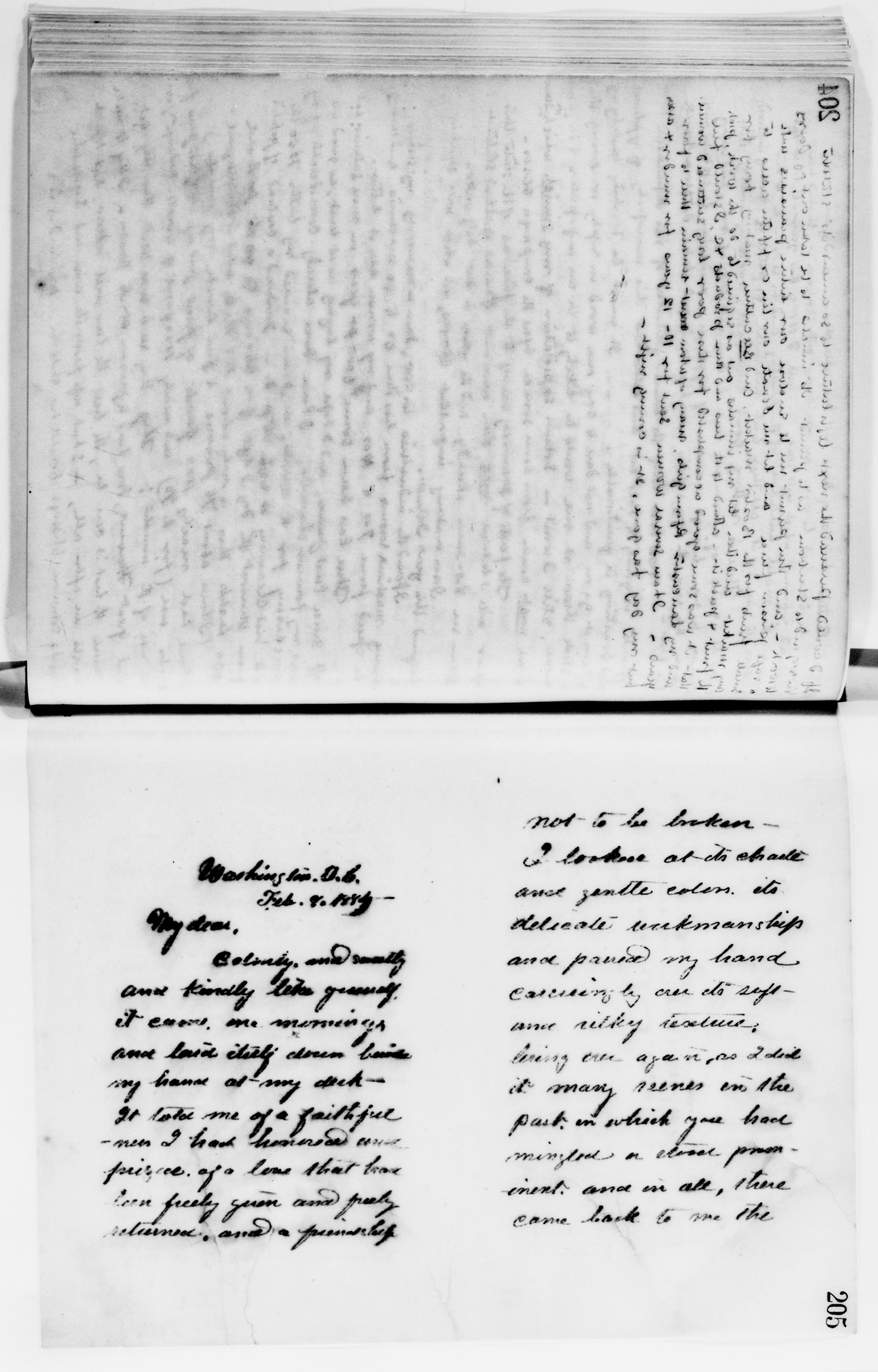 Scanned image of the current content page