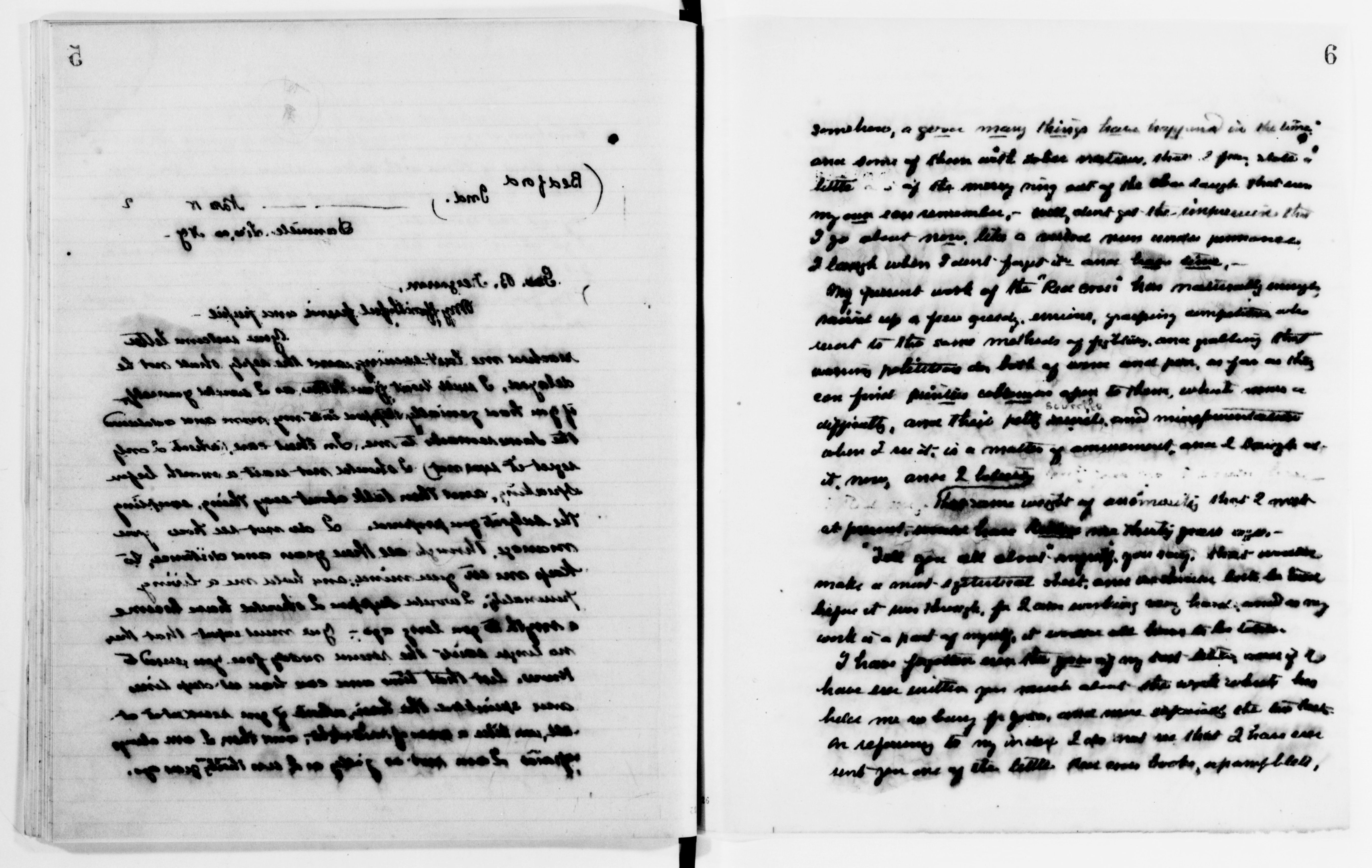 Scanned image of the current content page