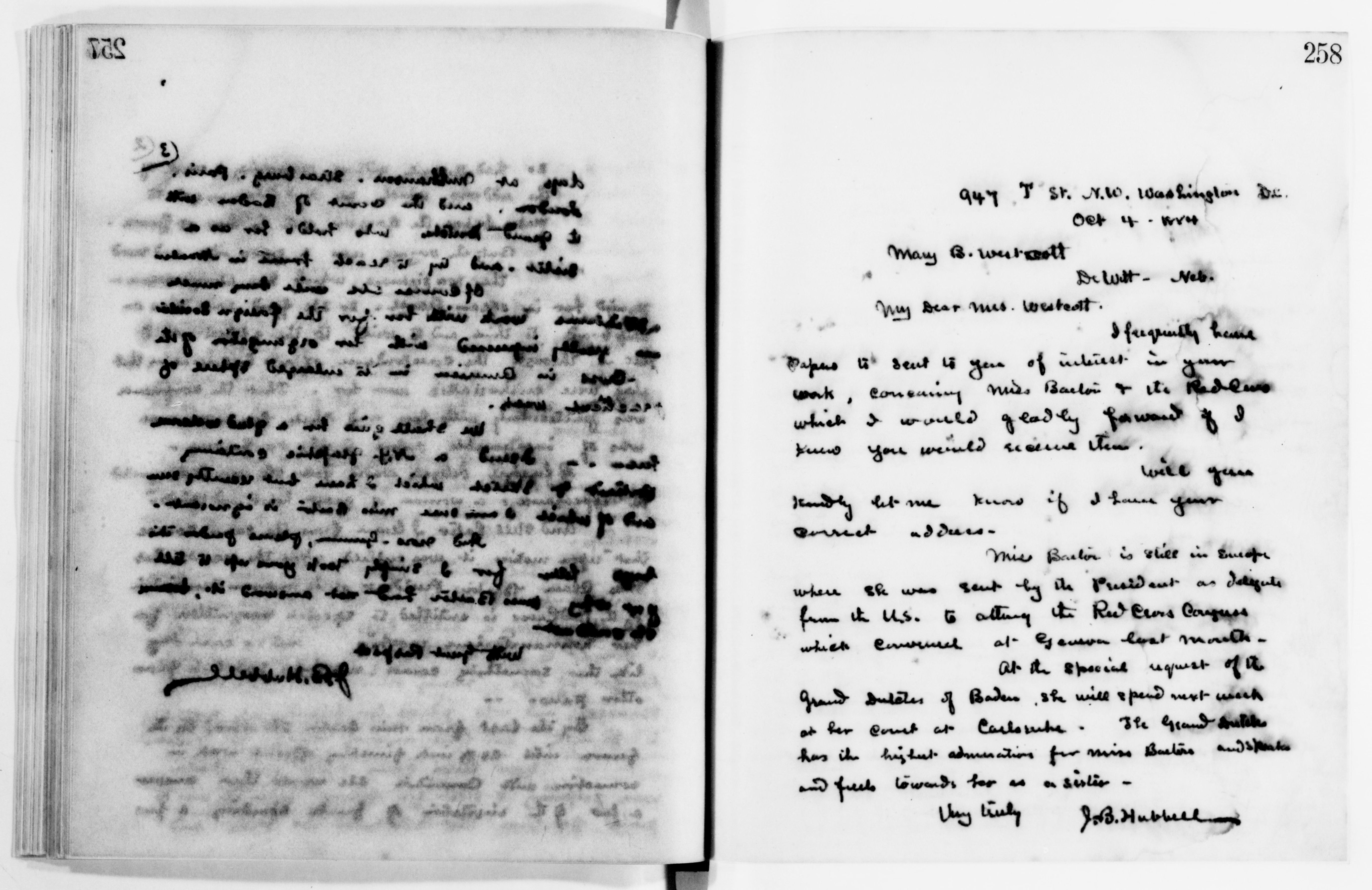 Scanned image of the current content page