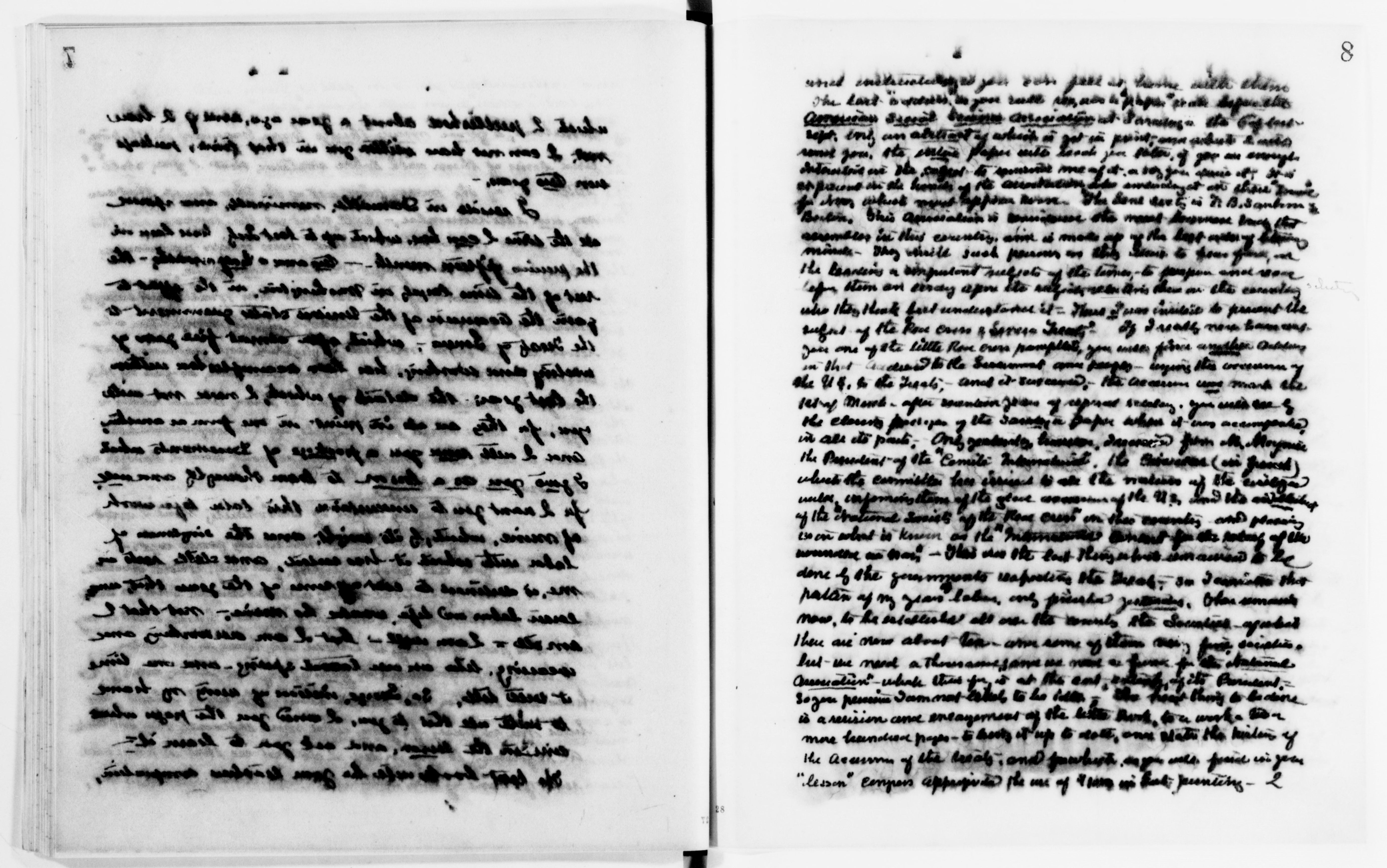 Scanned image of the current content page