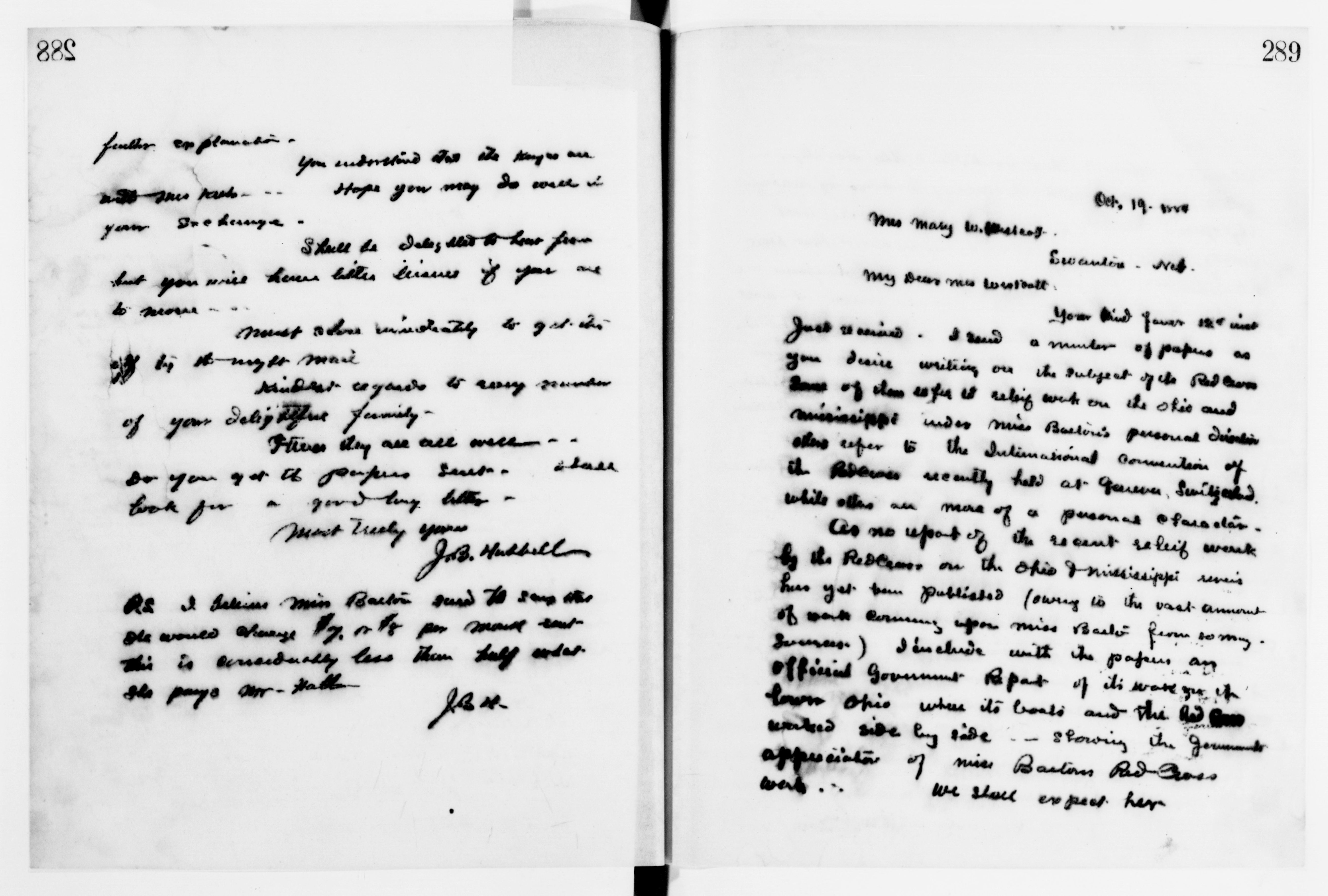 Scanned image of the current content page