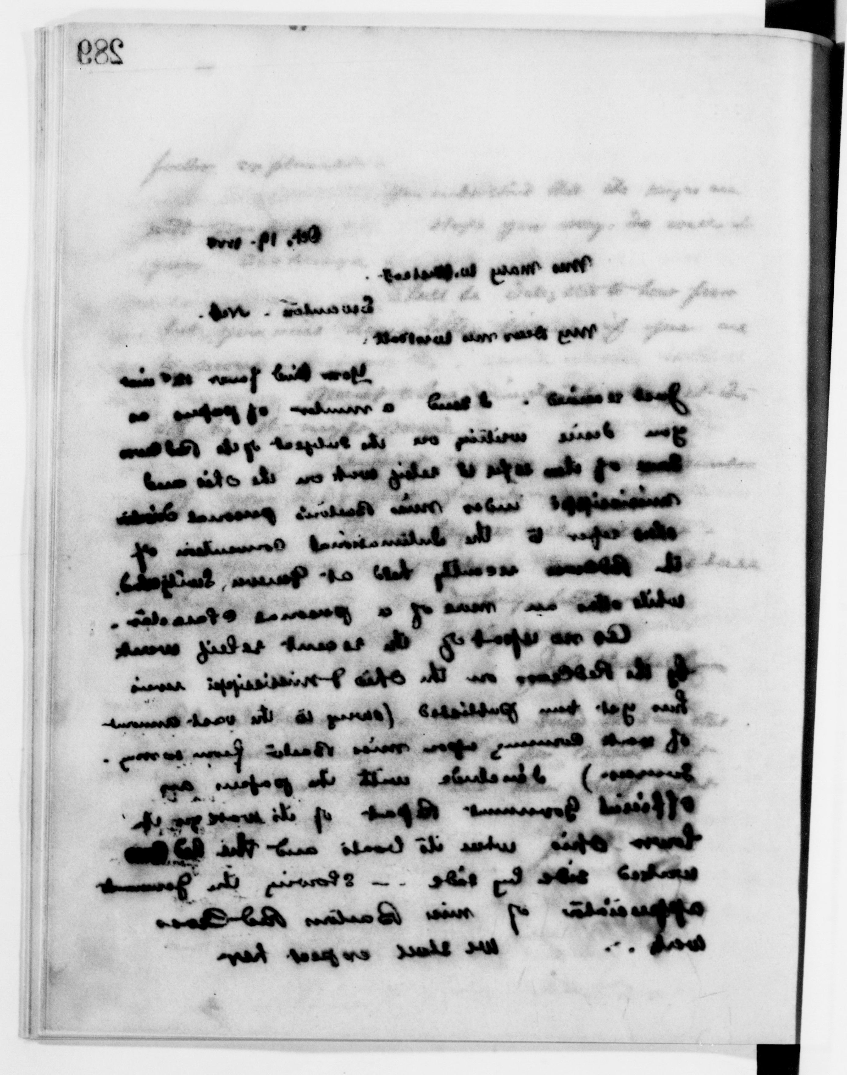 Scanned image of the current content page