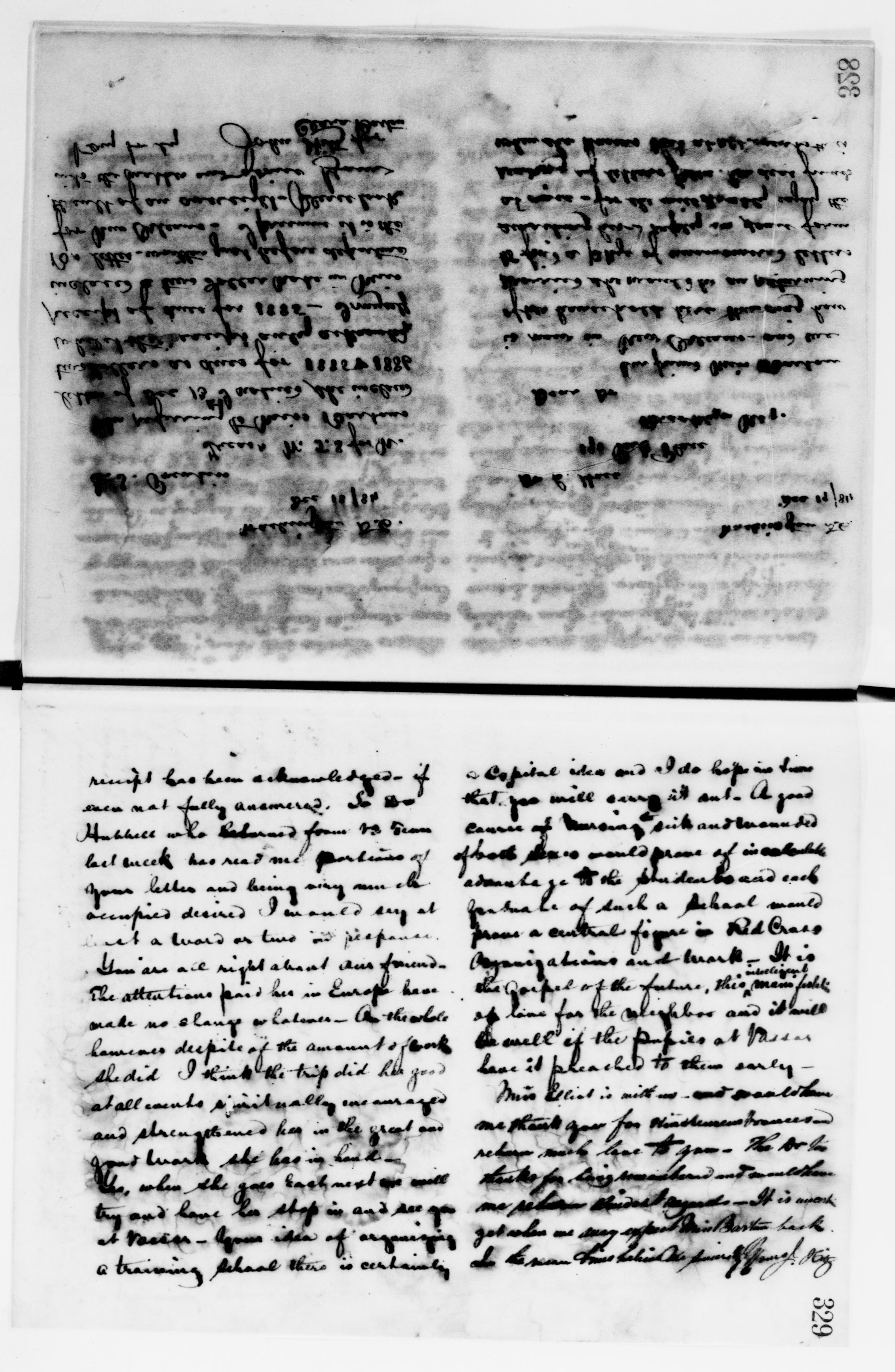 Scanned image of the current content page