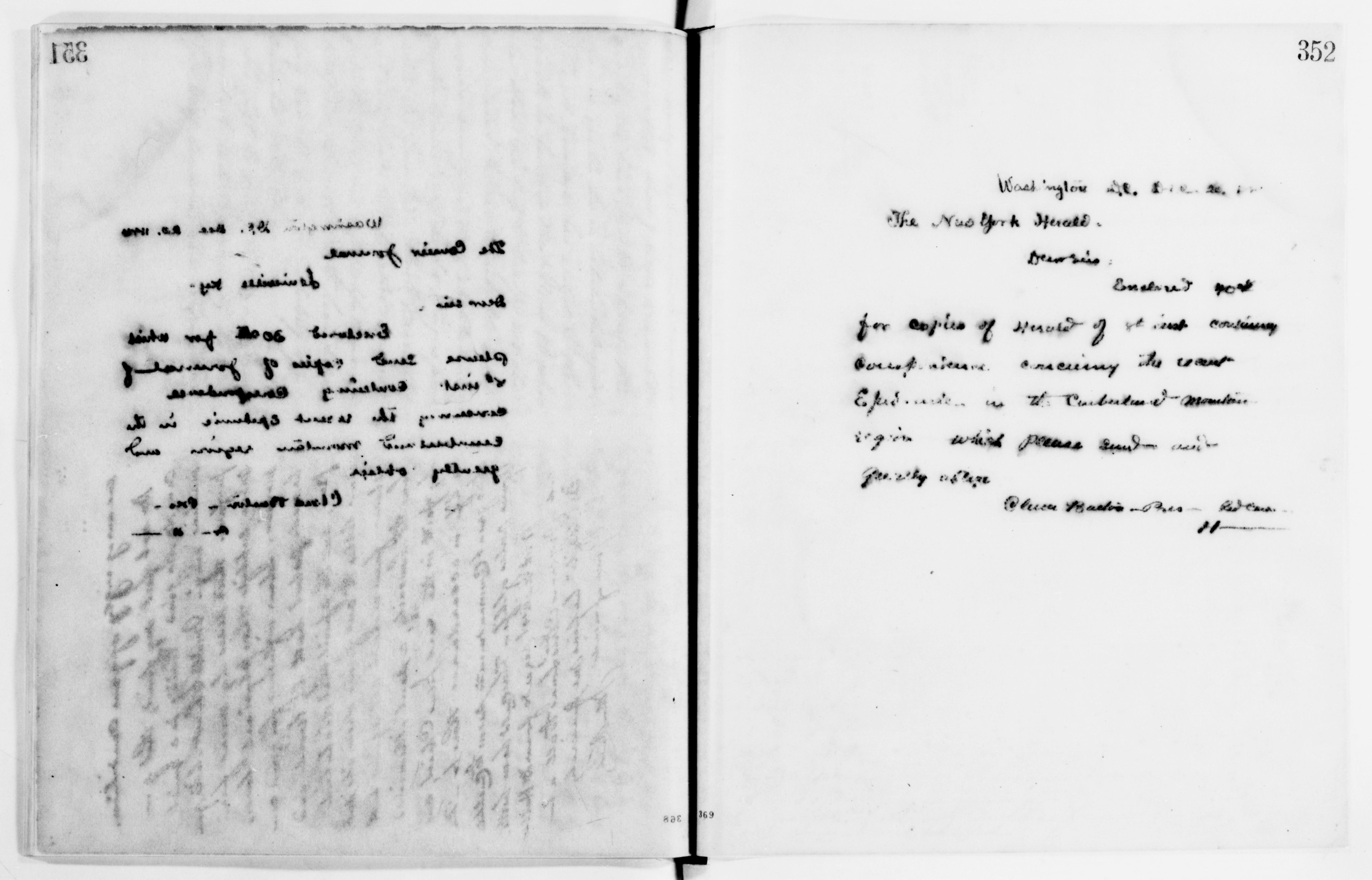 Scanned image of the current content page