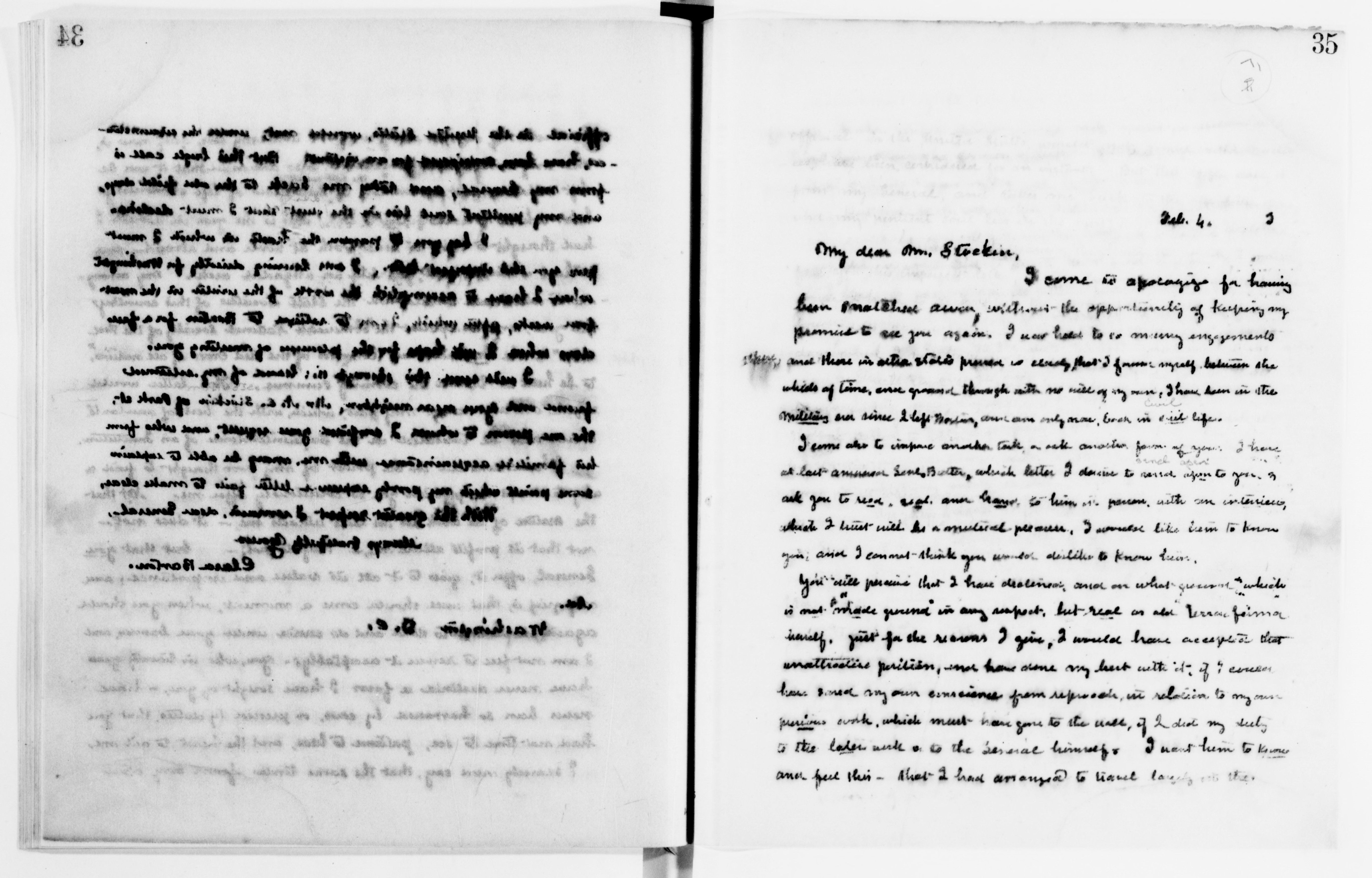 Scanned image of the current content page